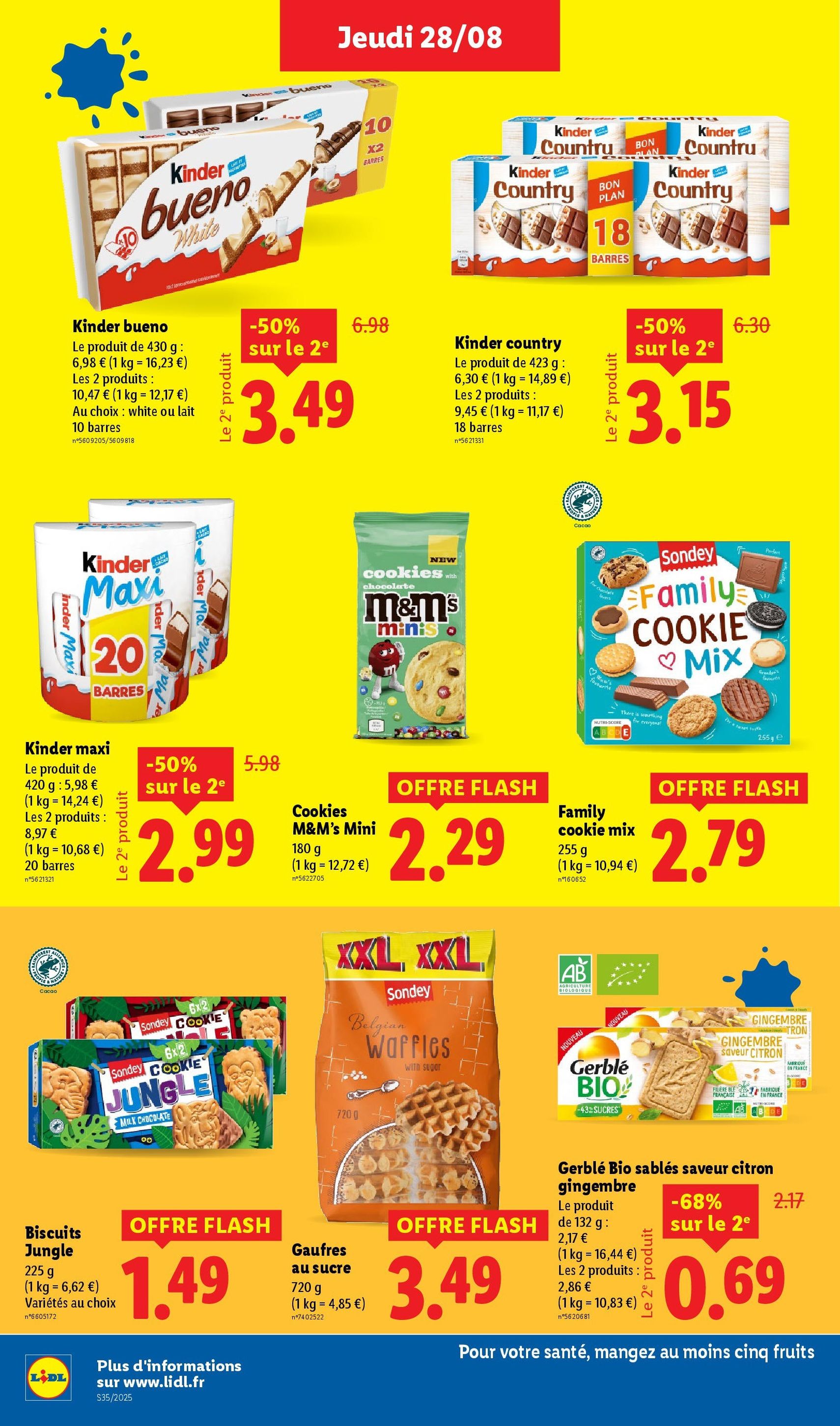 LIDL catalogue semaine 35 - brochure valable à partir du 28/08/2025, page 18 sur 73 LIDL catalogue semaine 35 - brochure valable à partir du 28/08/2025, page 18 sur 73