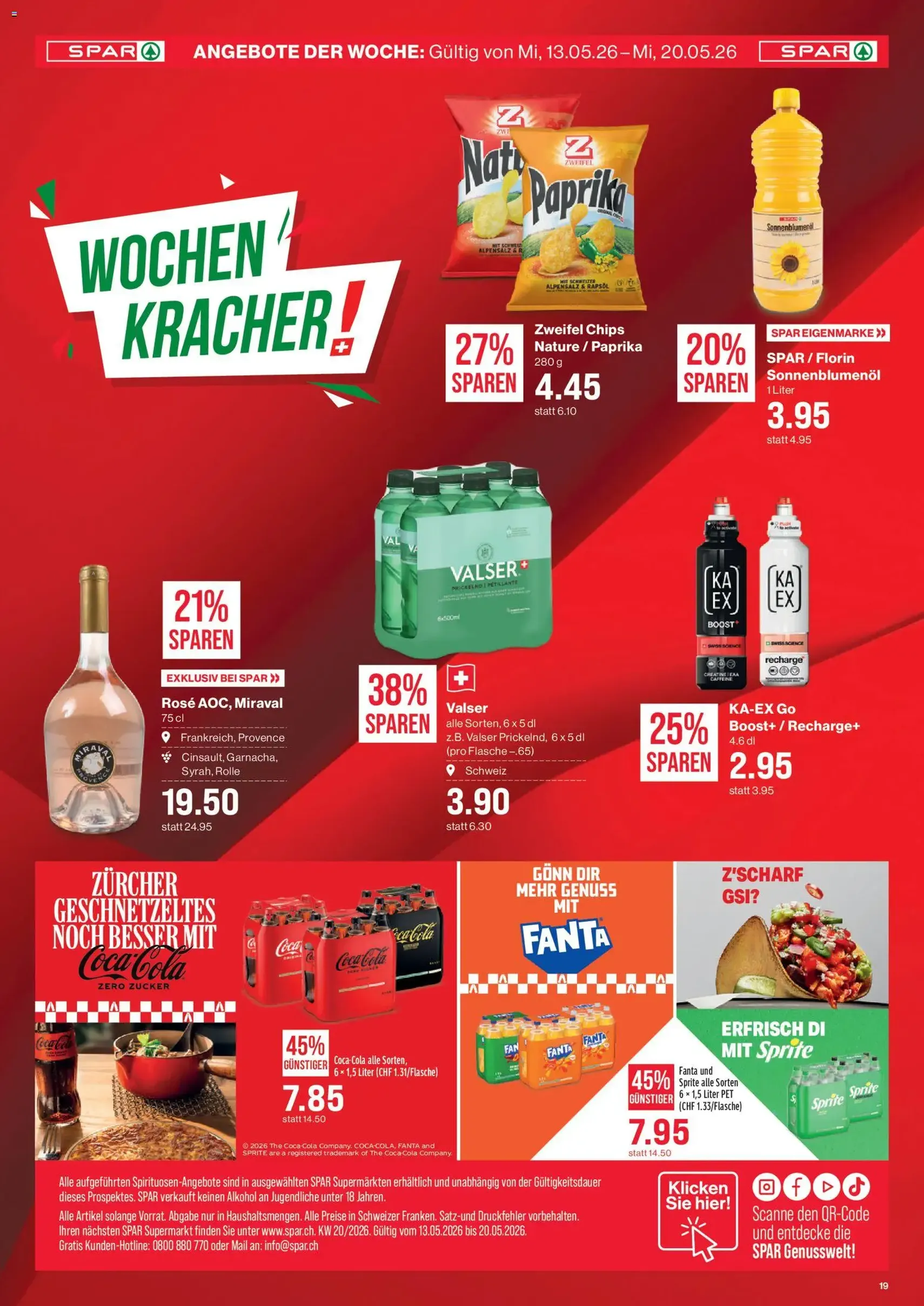 SPAR aktionen - Gültiger Prospekt ab 13.05.2026, Seite 19 von insgesamt 19