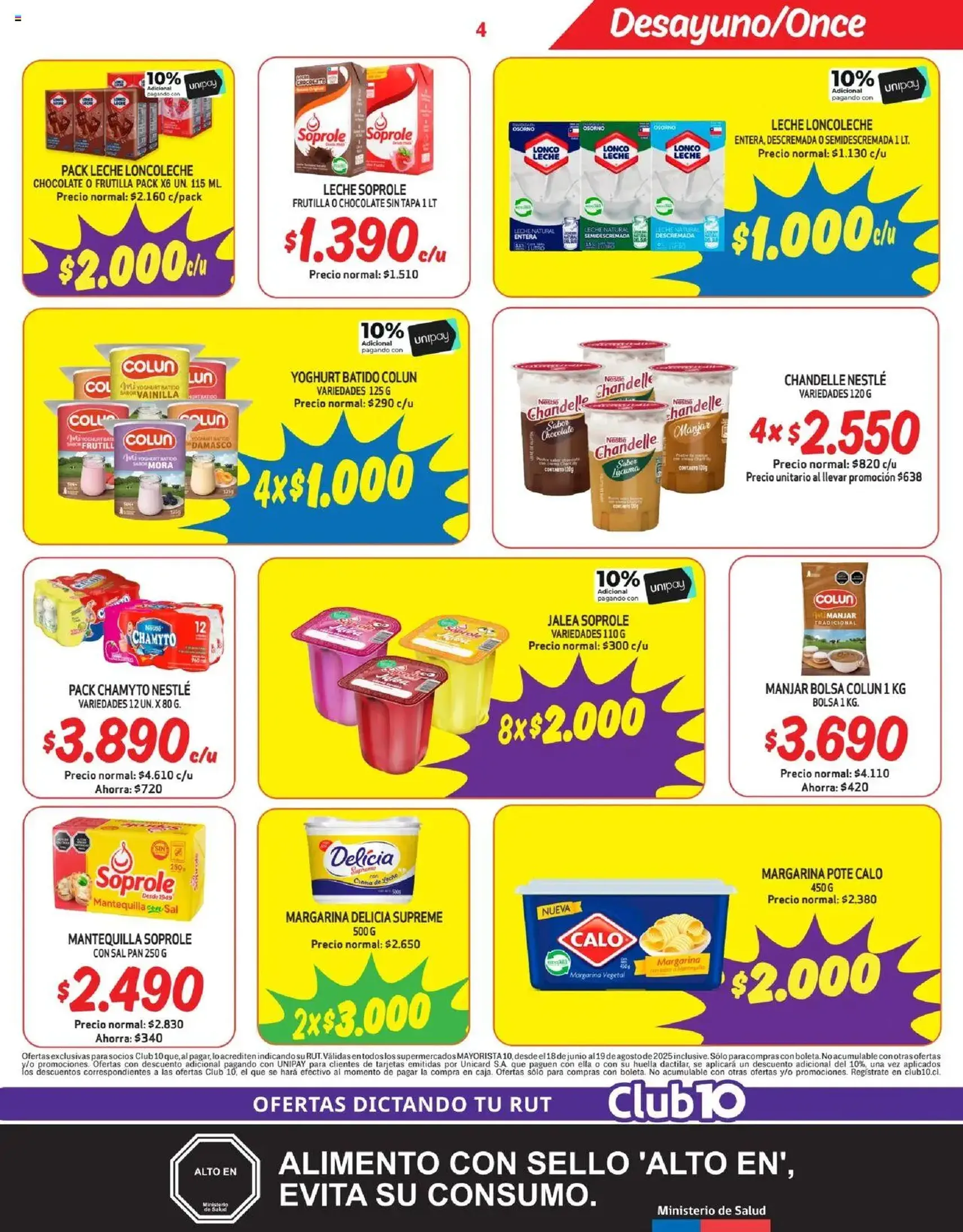 Mayorista 10 Ofertas - folleto válido desde 16.08.2025 página 4 de 21 Mayorista 10 Ofertas - folleto válido desde 16.08.2025 página 4 de 21
