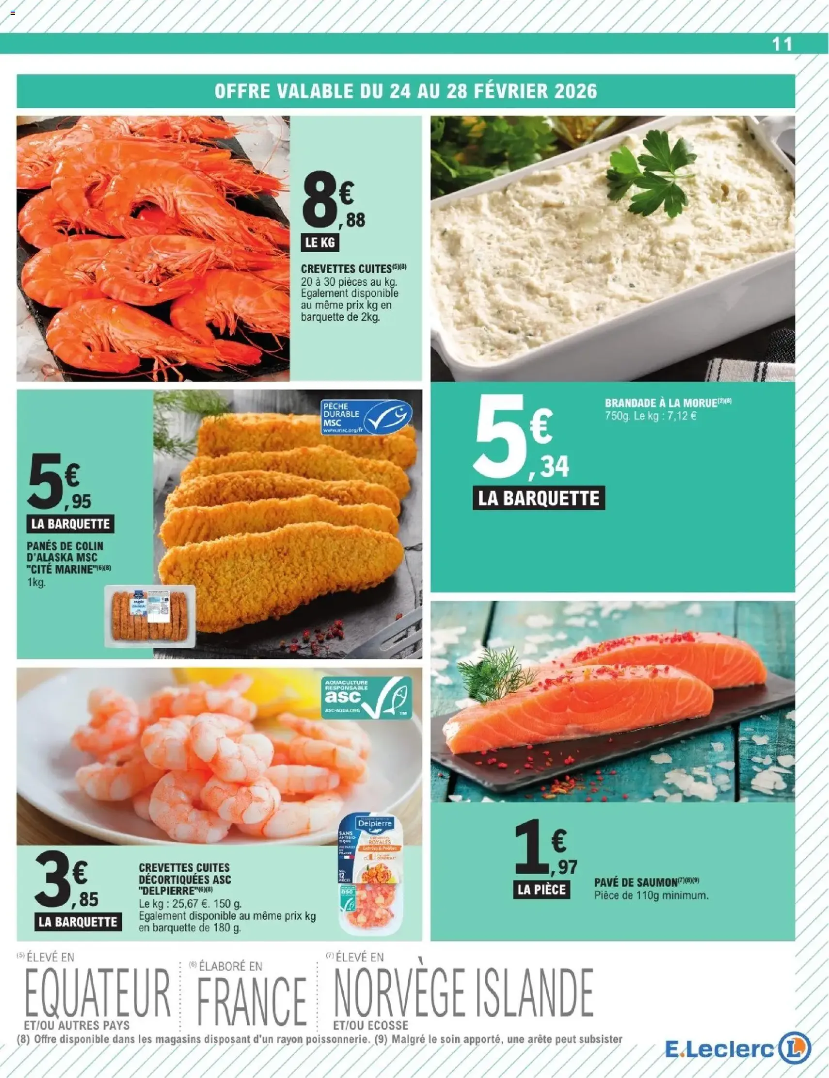 E.Leclerc catalogue semaine 9 - brochure valable à partir du 24/02/2026, page 11 sur 56