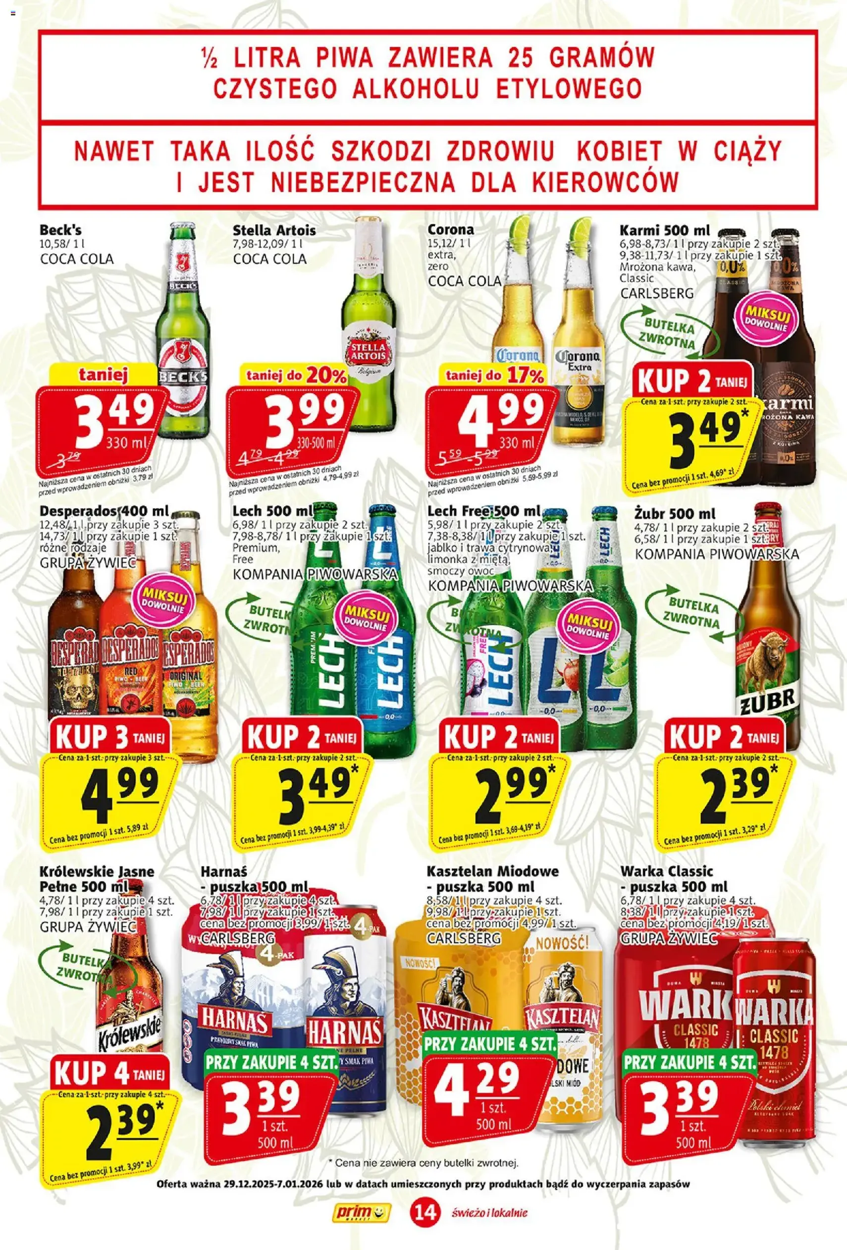 Prim Market Gazetka - ważny gazetka od 29.12.2025 strona 14 z 16