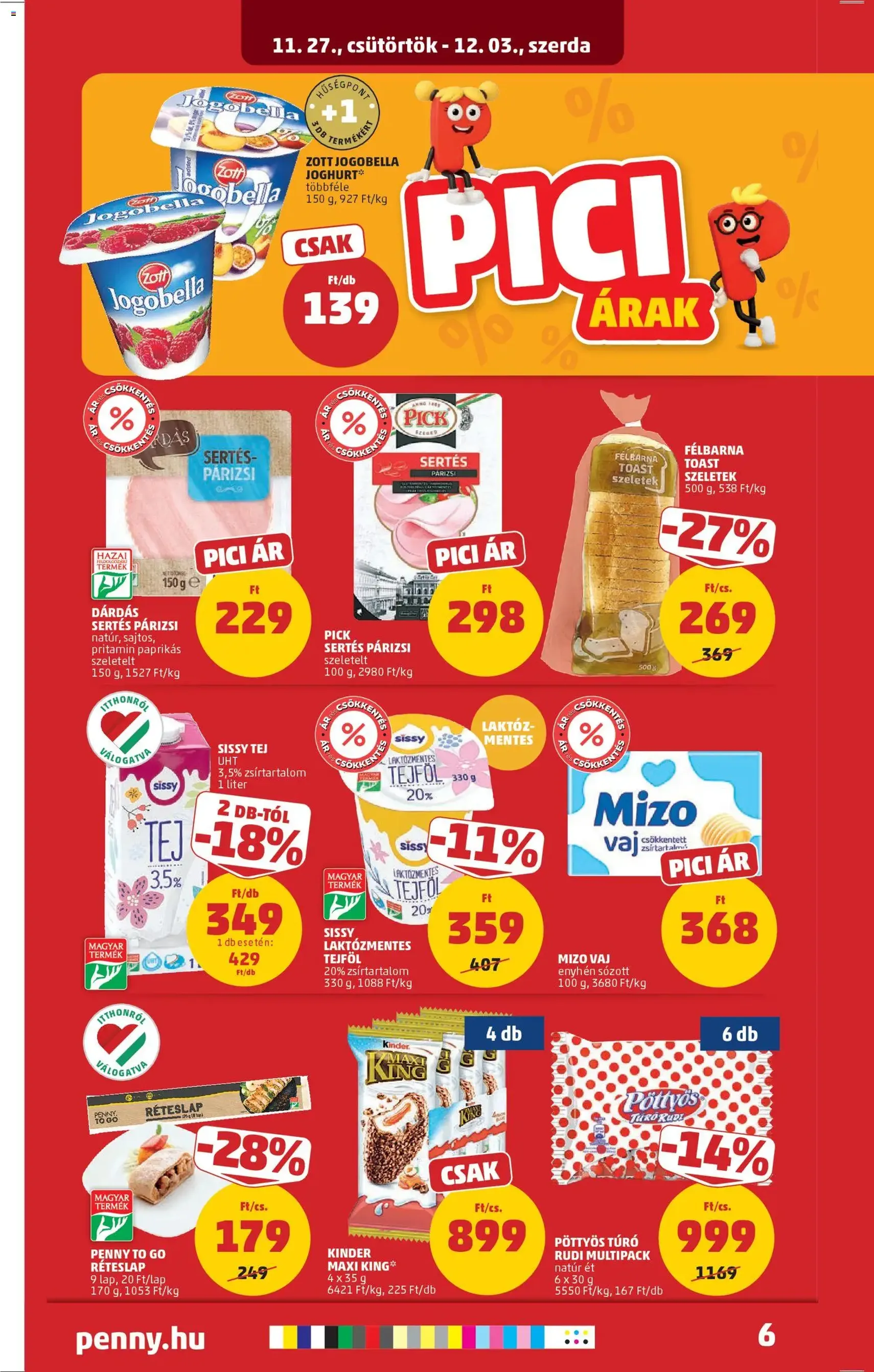 PENNY Akciós újság - 2025.11.27. érvényes szórólap 10 oldal 46 oldalból