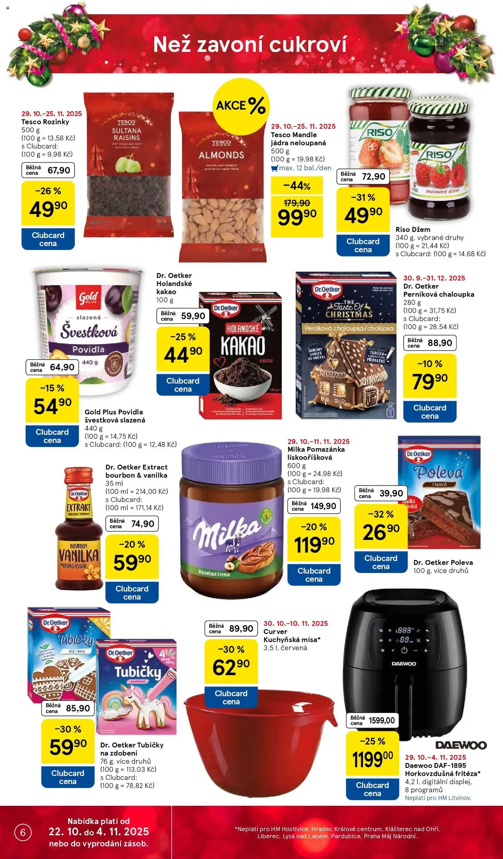Tesco leták - Hypermarket - platný leták od 29.10.2025 strana 6 z 31 Tesco leták - Hypermarket - platný leták od 29.10.2025 strana 6 z 31