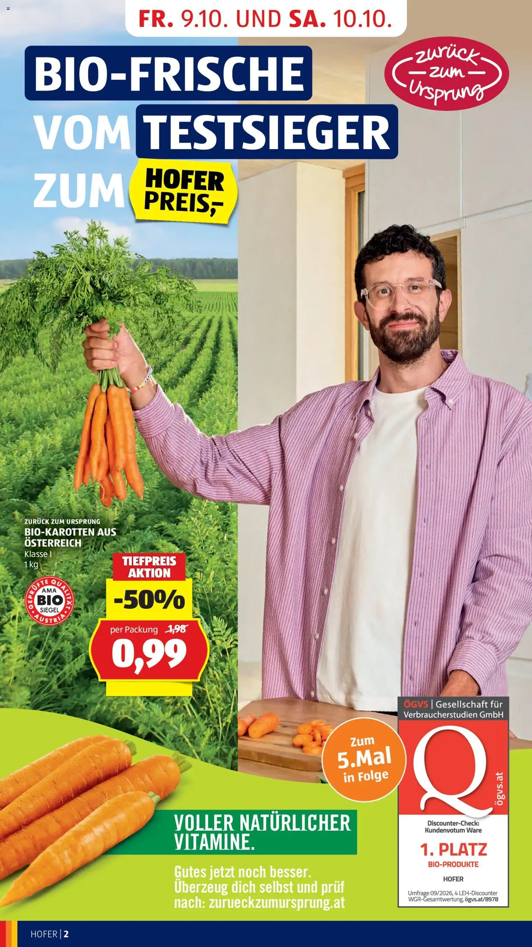 Hofer Flipbook - Gültiger Prospekt ab 09.10.2026, Seite 10 von insgesamt 46