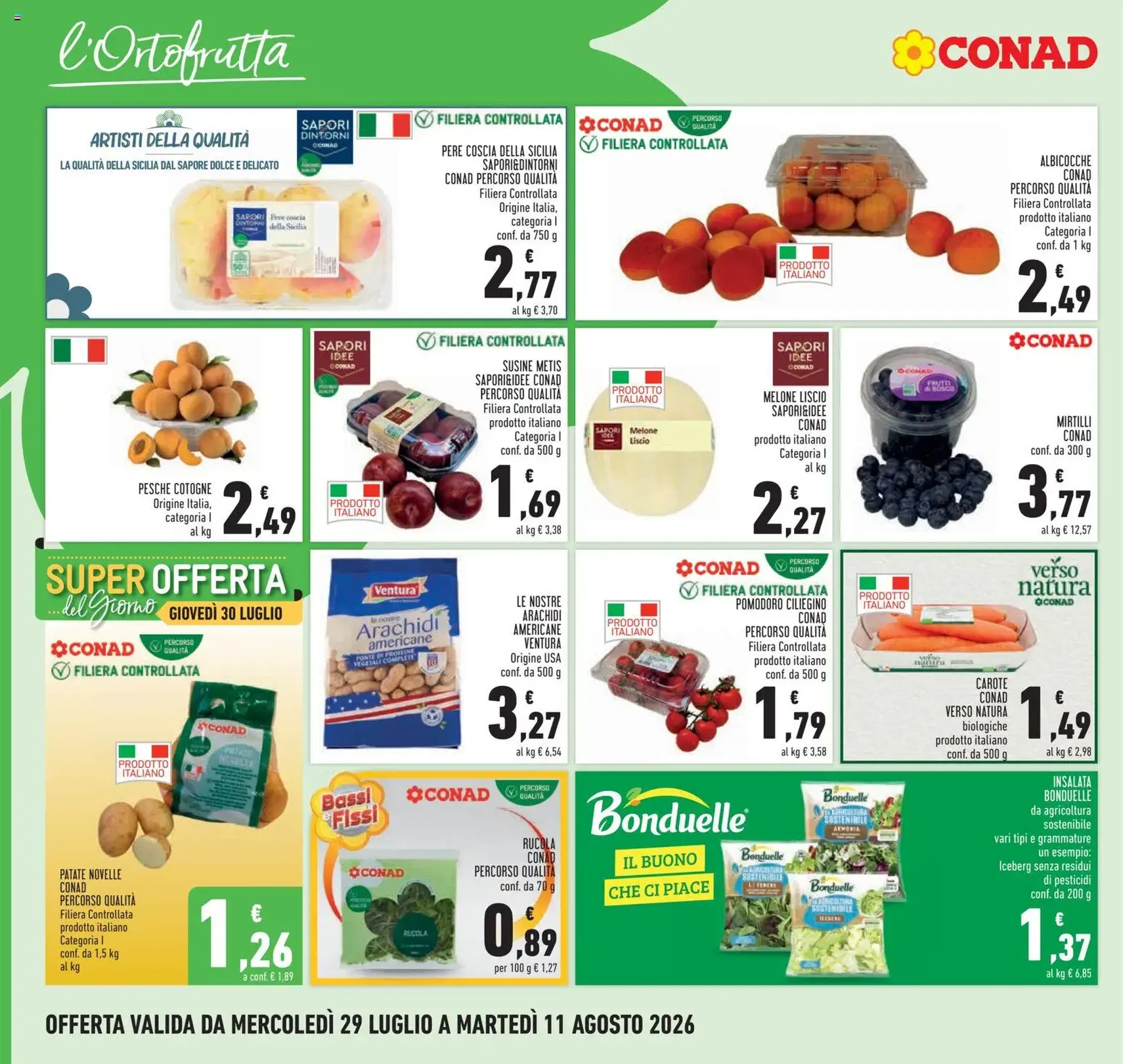 Conad volantino - volantino valido dal 29/07/2026 pagina 2 di 24