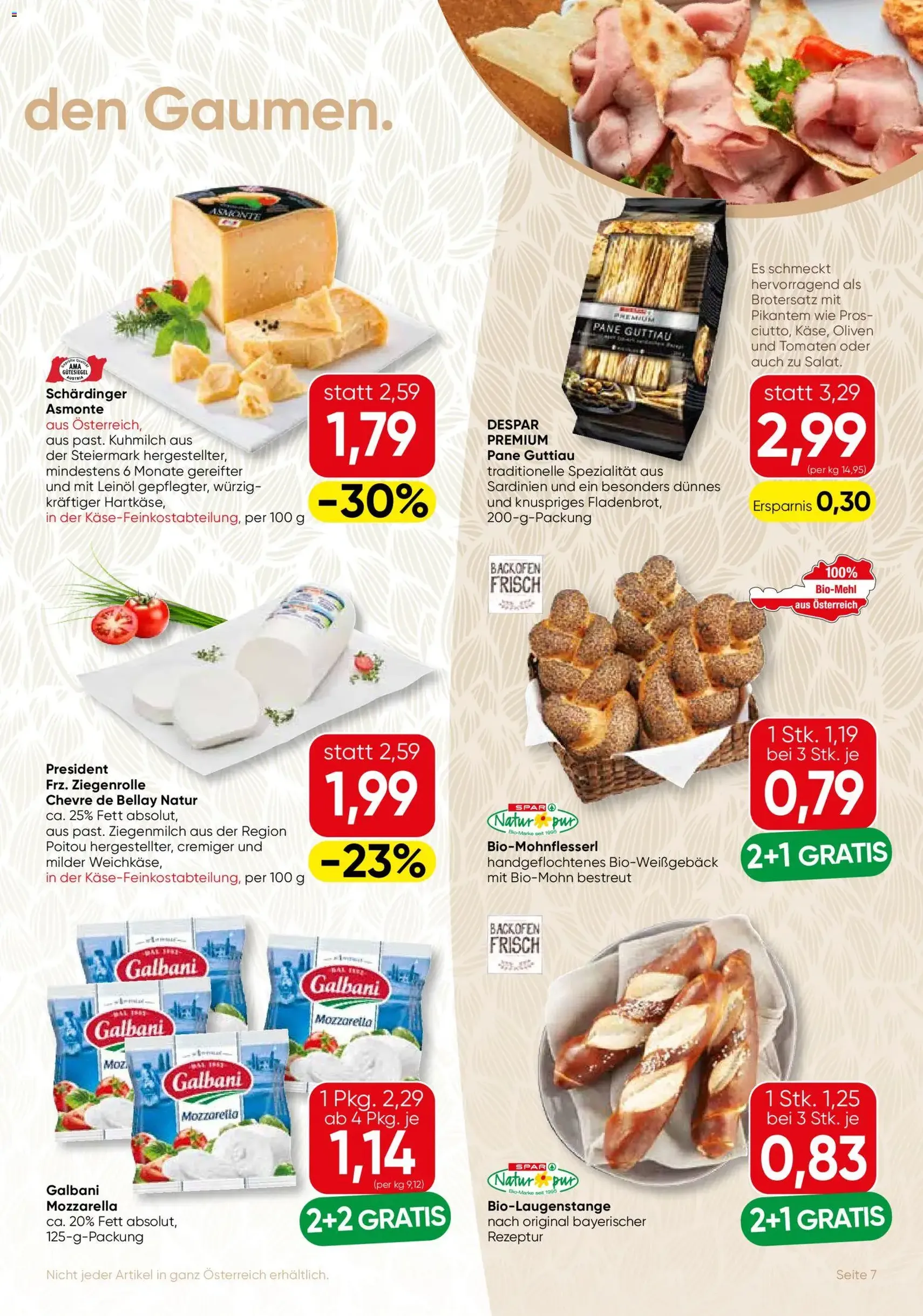 SPAR Gourmet Flugblatt - Gültiger Prospekt ab 21.05.2026, Seite 7 von insgesamt 12