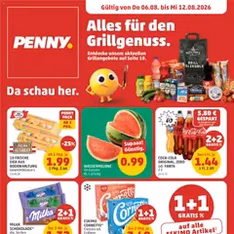 Penny Markt - Flugblatt - Prospekt Vorschau gültig ab 06.08.2026