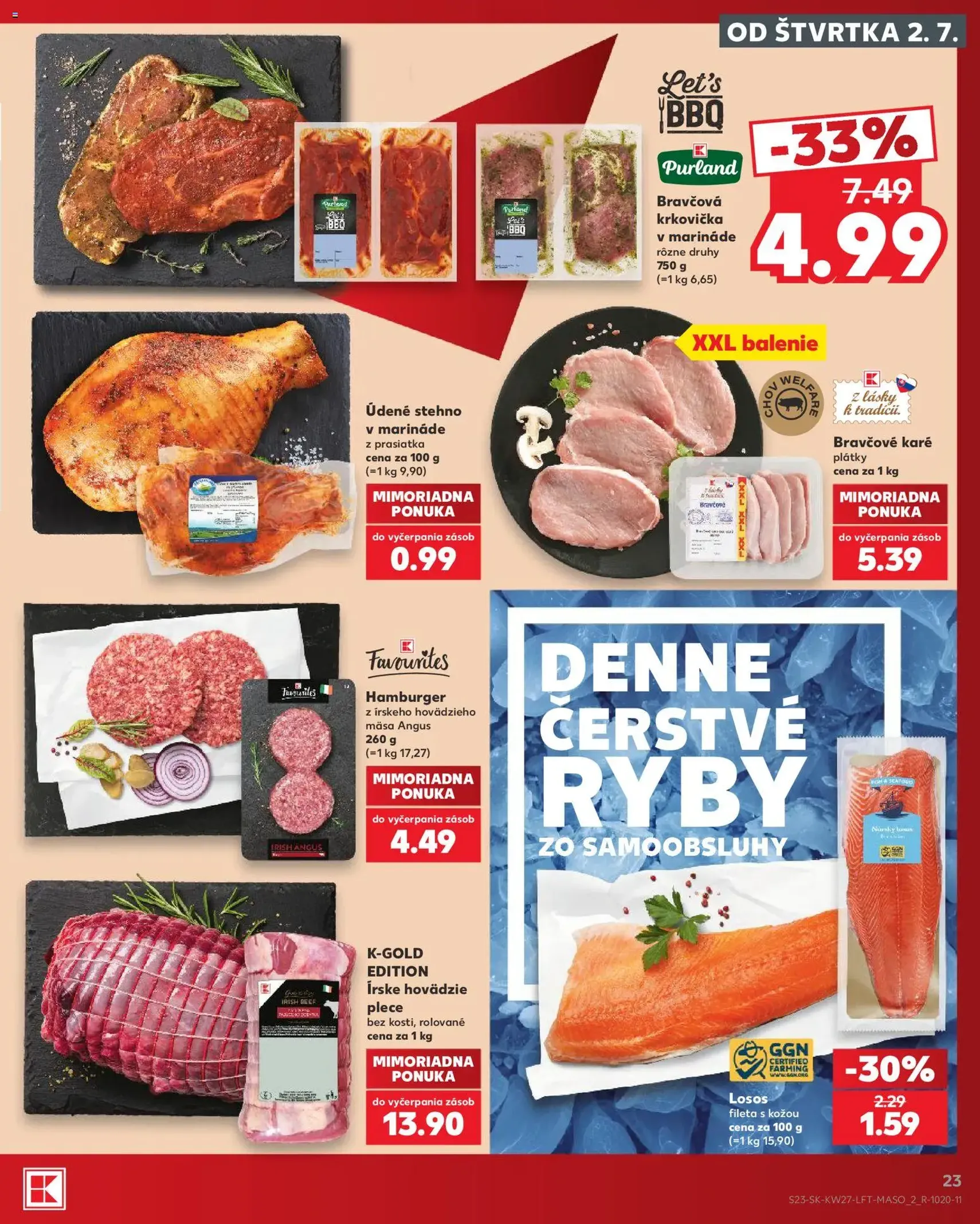 Kaufland leták - platný leták od 02.07.2026 strana 23 z 80
