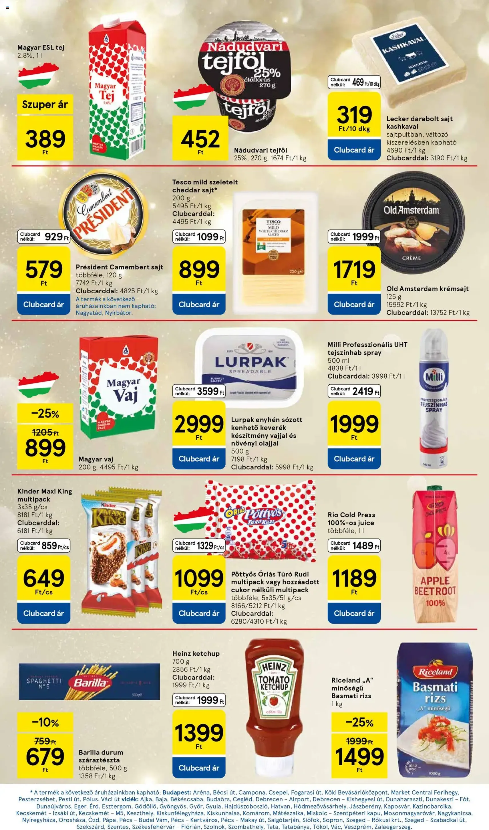 Tesco Hipermarket - Akciós újság - 2025.12.11. érvényes szórólap 4 oldal 46 oldalból