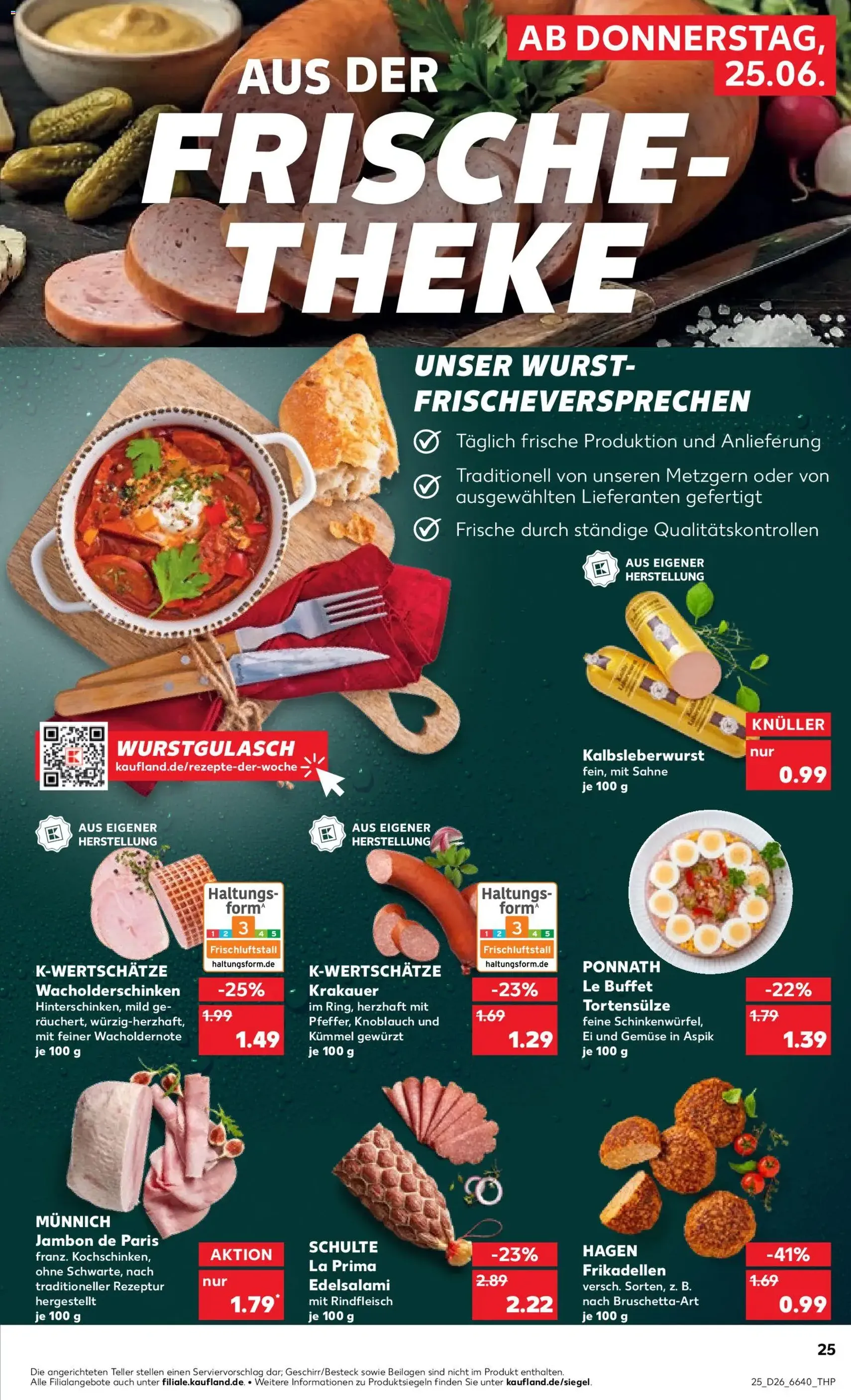Kaufland Prospekt - Gültiger Prospekt ab 25.06.2026, Seite 25 von insgesamt 58