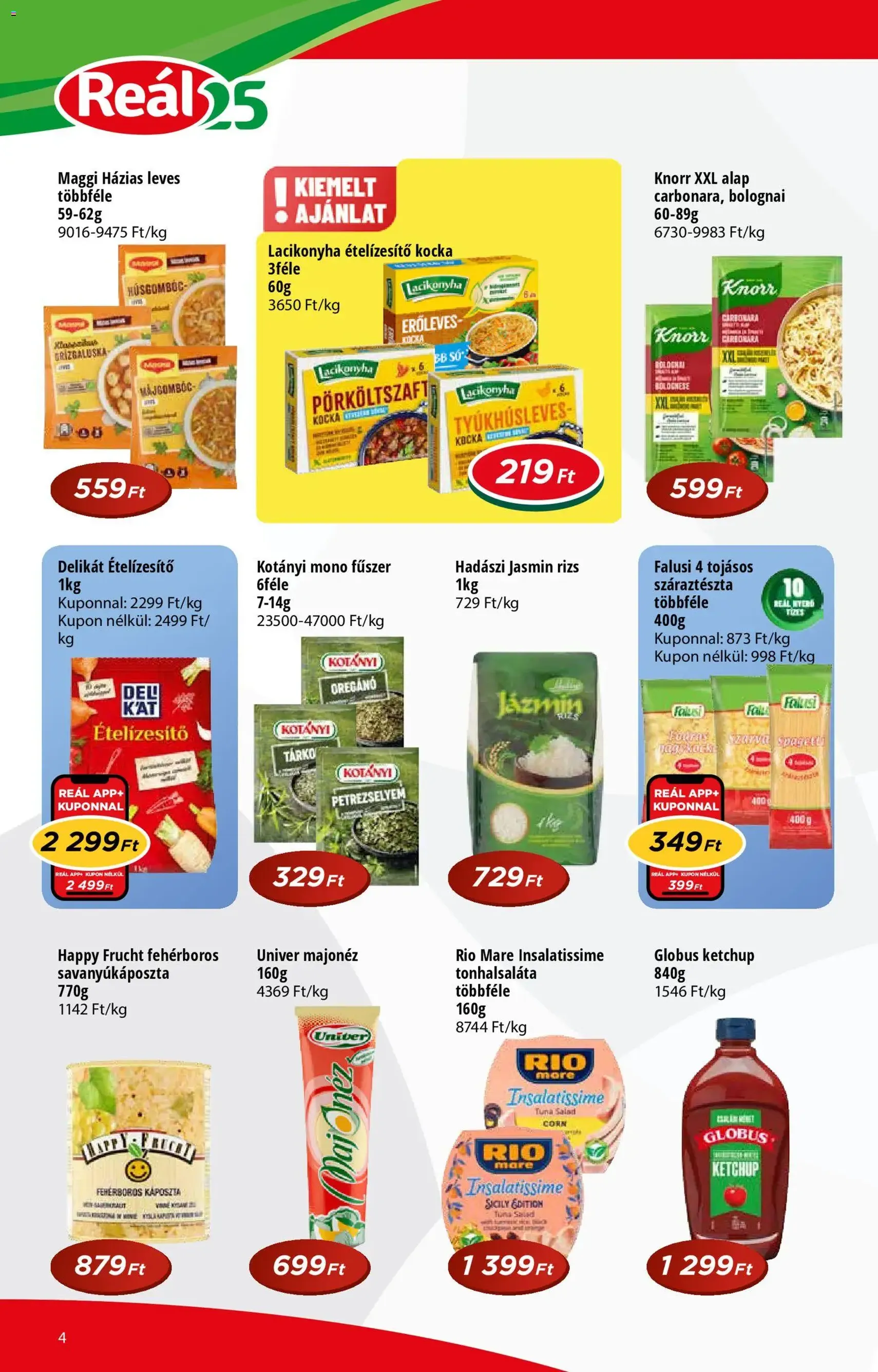 Reál - Akciós újság Pont - 2026.02.18. érvényes szórólap 4 oldal 8 oldalból