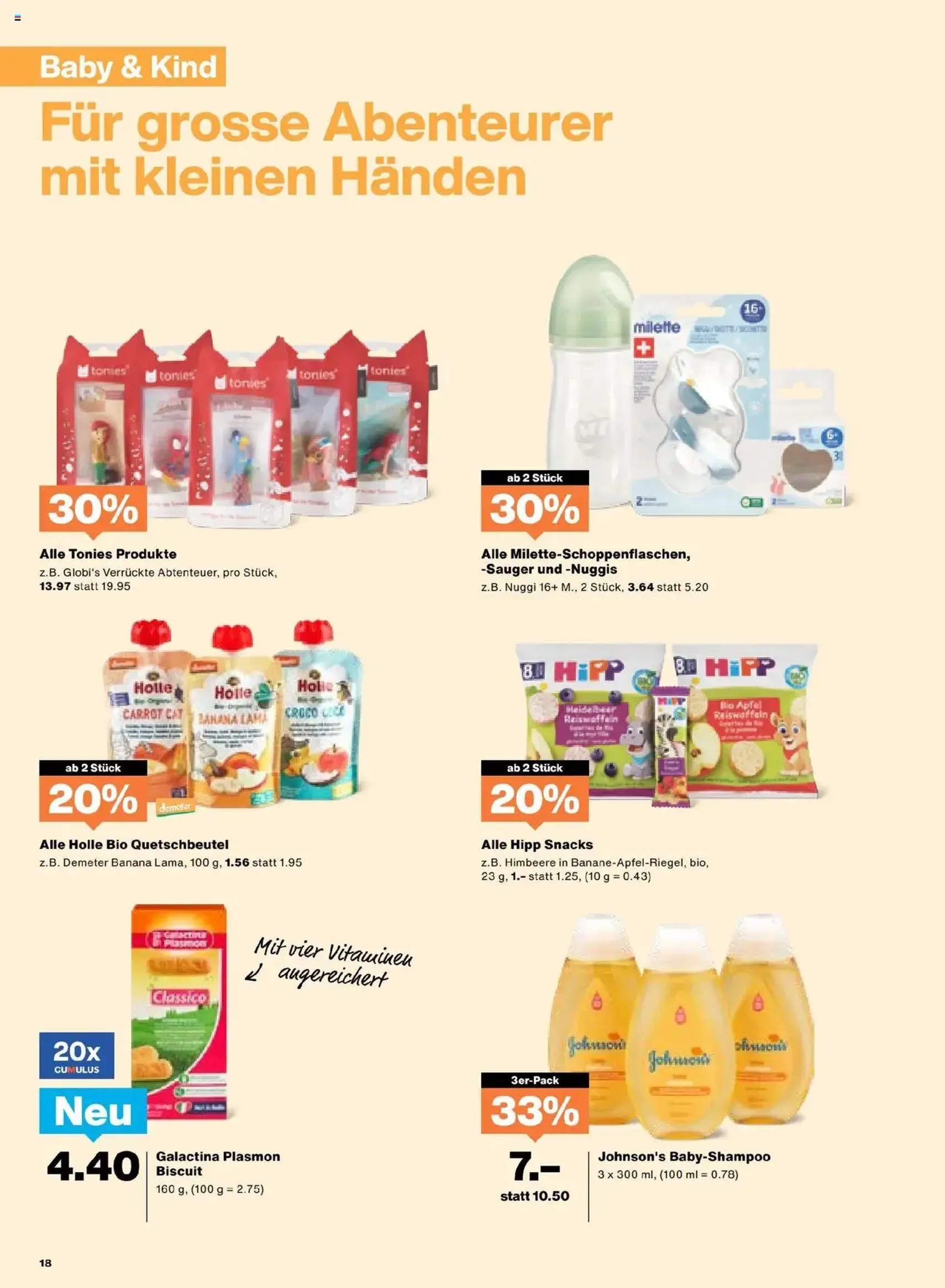 Migros Aktionen - Gültiger Prospekt ab 26.08.2025, Seite 18 von insgesamt 20 Migros Aktionen - Gültiger Prospekt ab 26.08.2025, Seite 18 von insgesamt 20