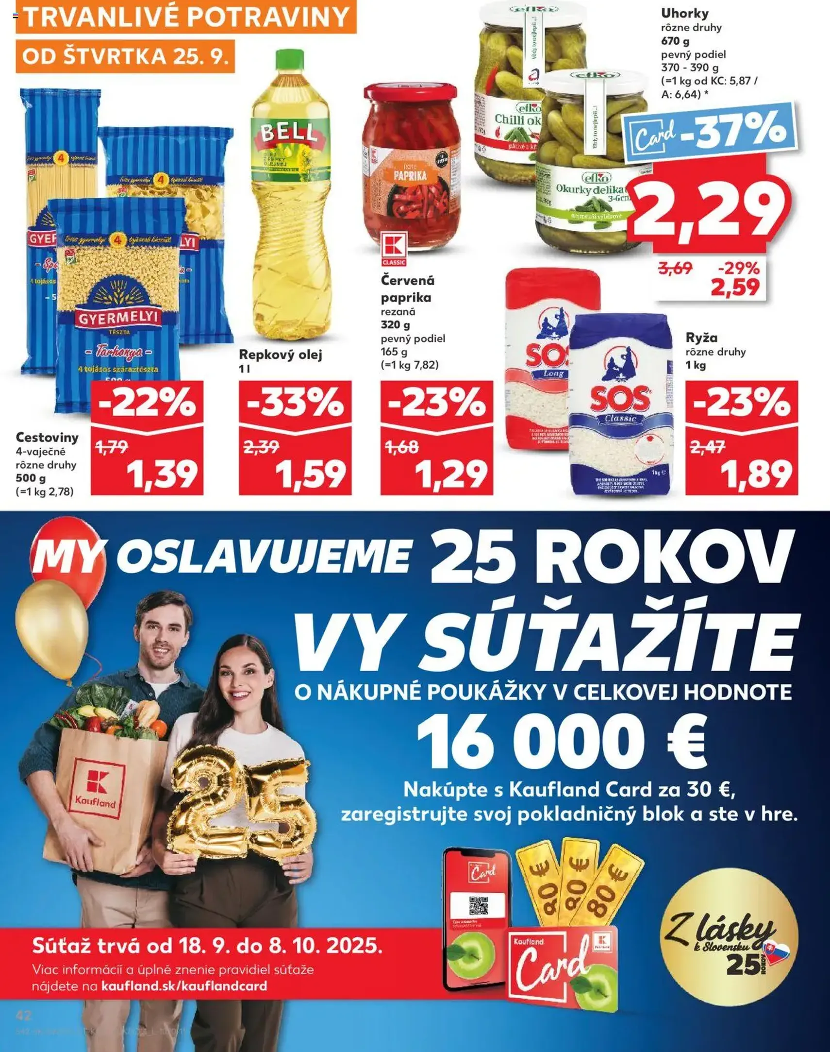 Kaufland Bratislava-Avion - platný leták od 25.09.2025 strana 42 z 78