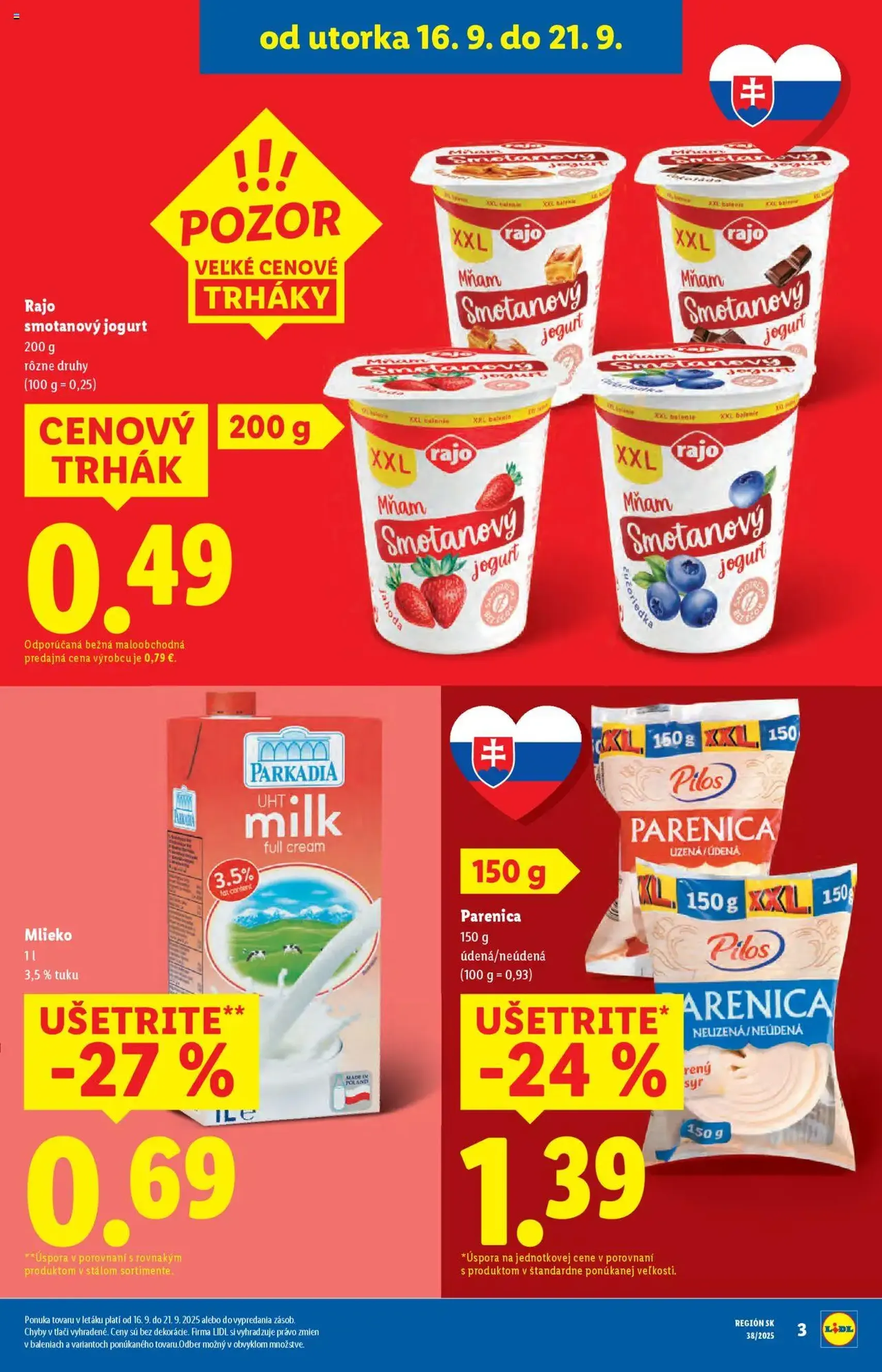 Lidl leták - platný leták od 16.09.2025 strana 3 z 111 Lidl leták - platný leták od 16.09.2025 strana 3 z 111