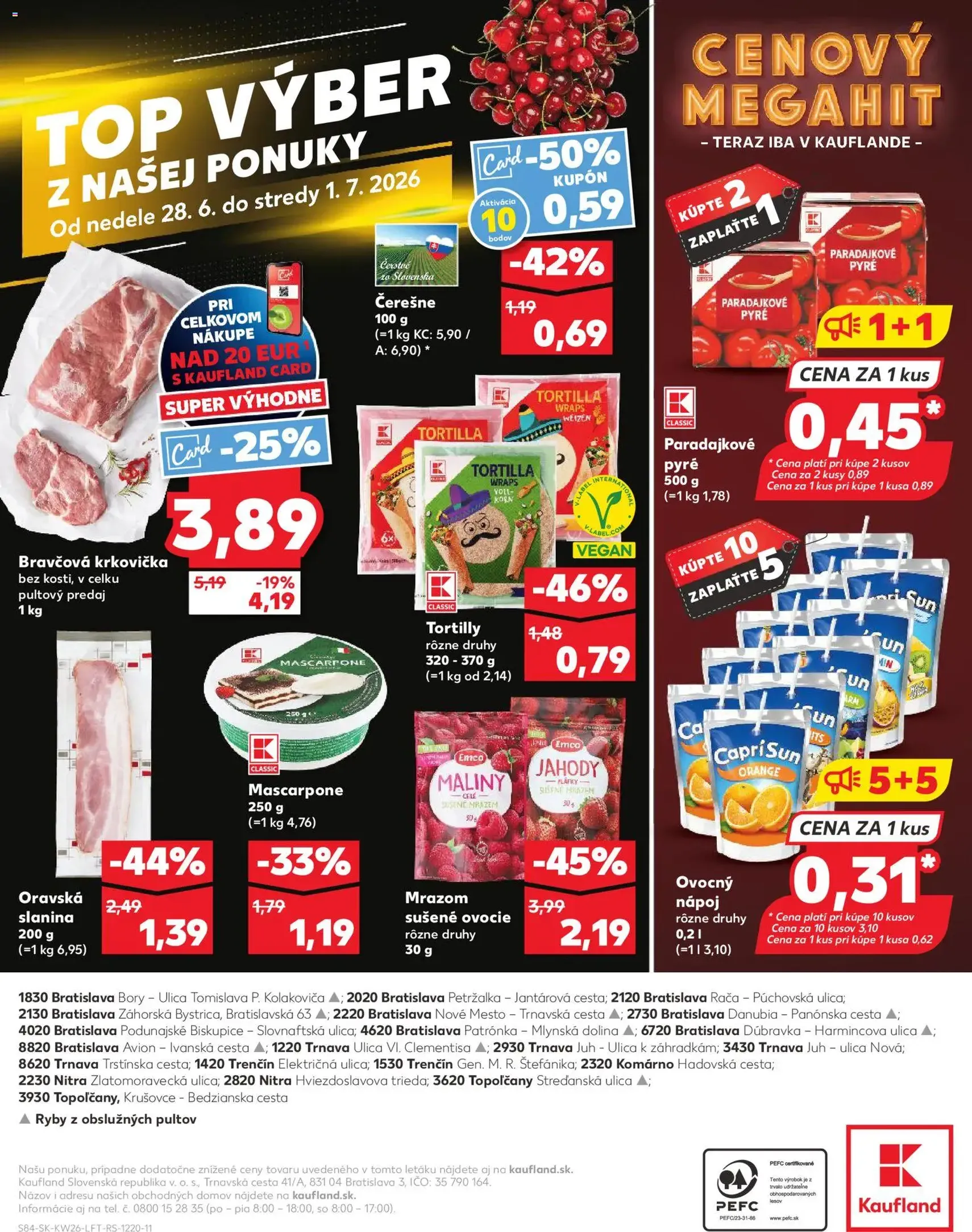 Kaufland leták - platný leták od 25.06.2026 strana 84 z 84