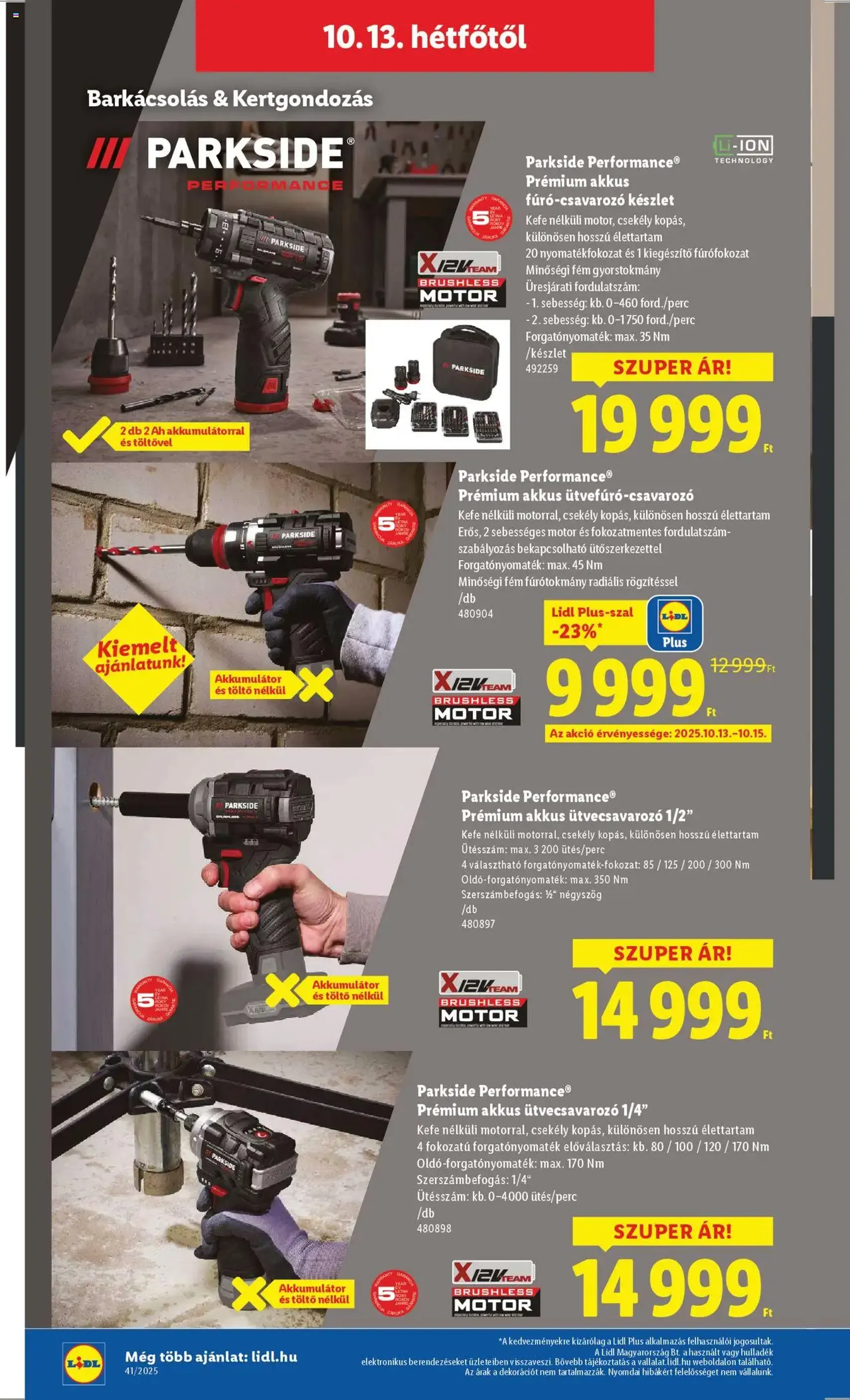 Lidl Akciós újság - 2025.10.09. érvényes szórólap 50 oldal 64 oldalból