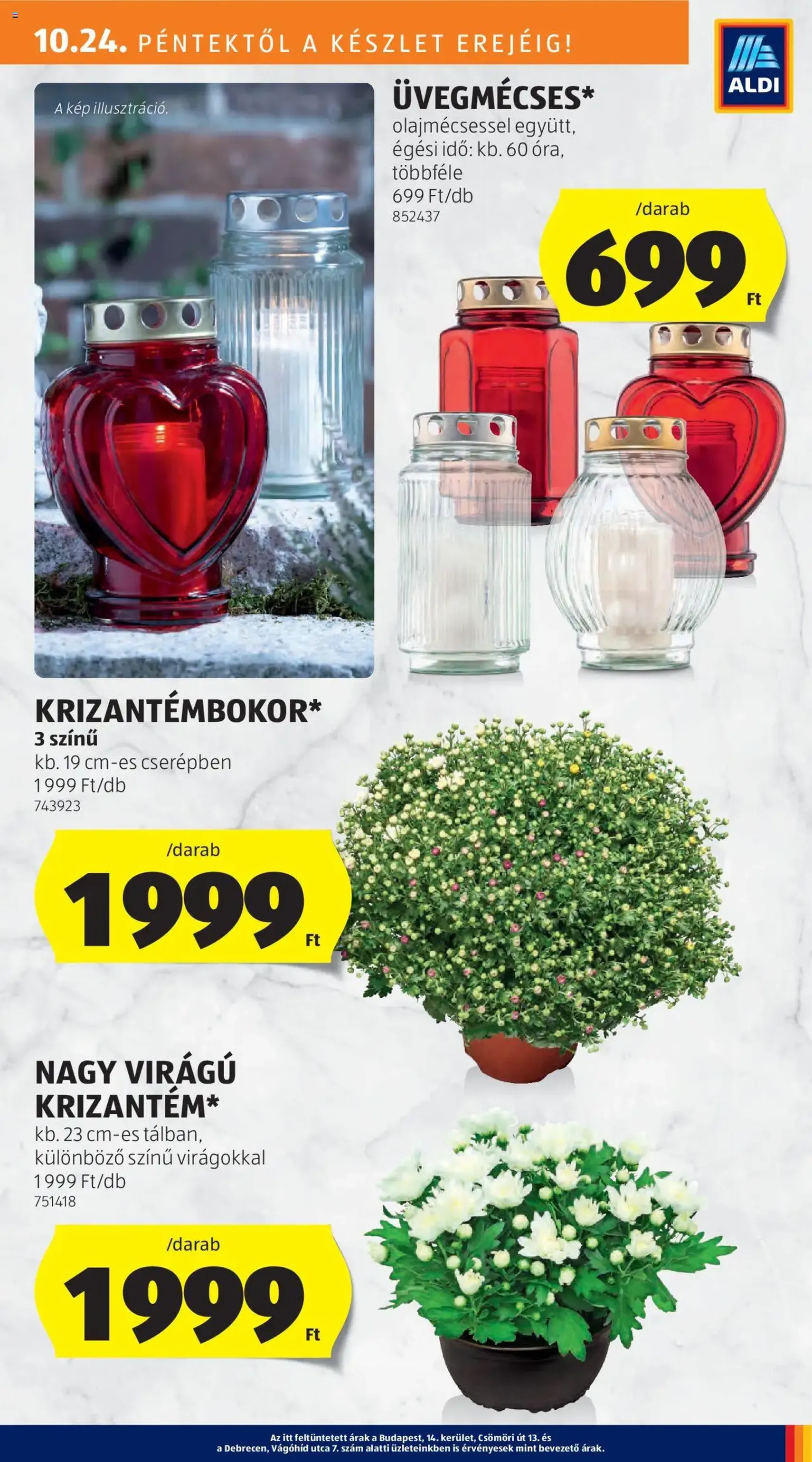 Aldi Akciós újság - 2025.10.24. érvényes szórólap 5 oldal 51 oldalból Aldi Akciós újság - 2025.10.24. érvényes szórólap 5 oldal 51 oldalból