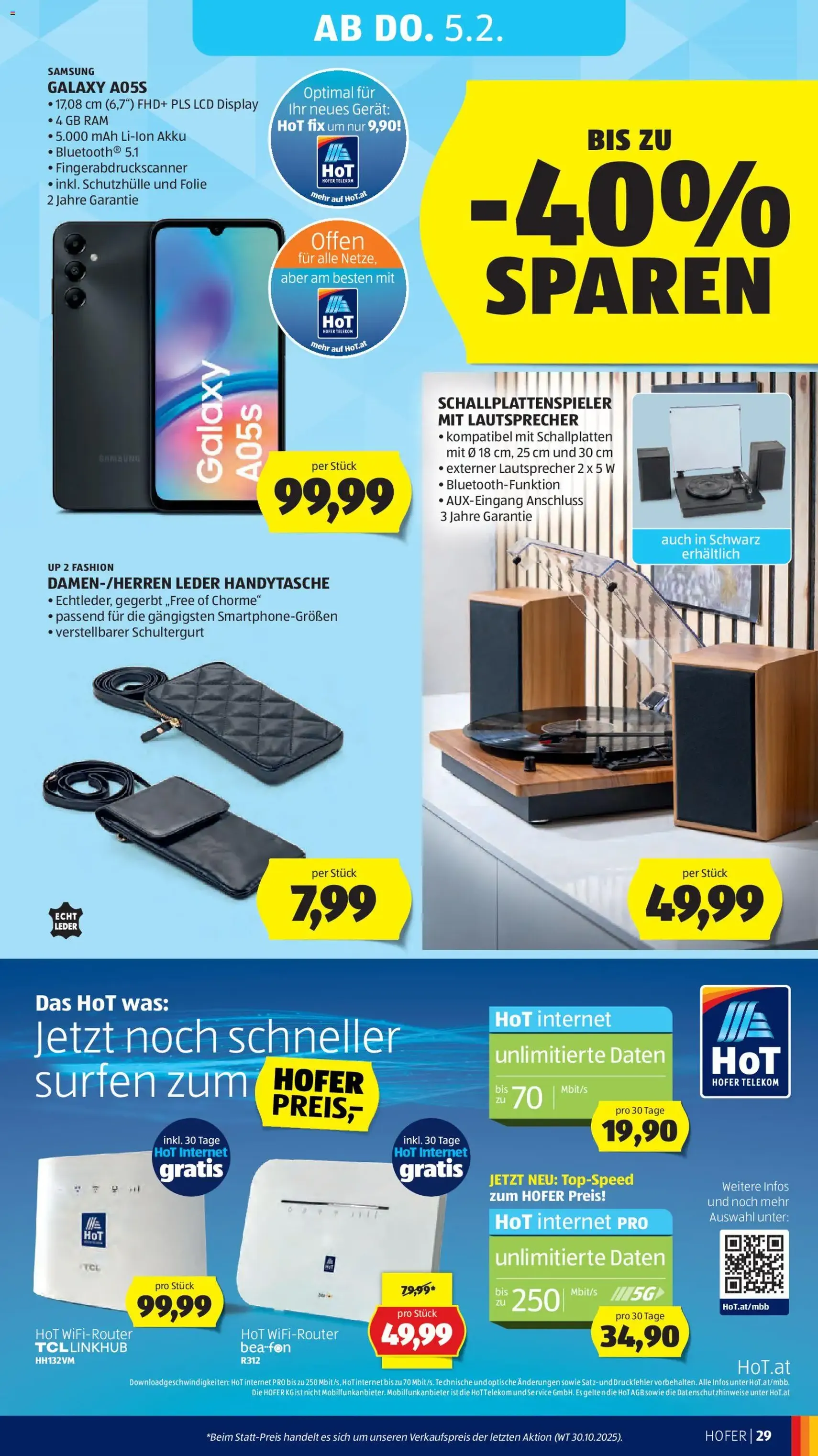 Hofer Flugblatt - Gültiger Prospekt ab 30.01.2026, Seite 33 von insgesamt 41