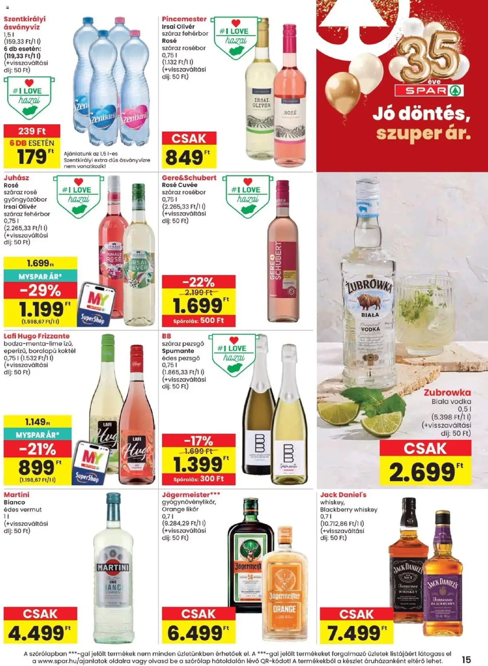 Spar akciós újság - 2026.08.06. érvényes szórólap 15 oldal 20 oldalból
