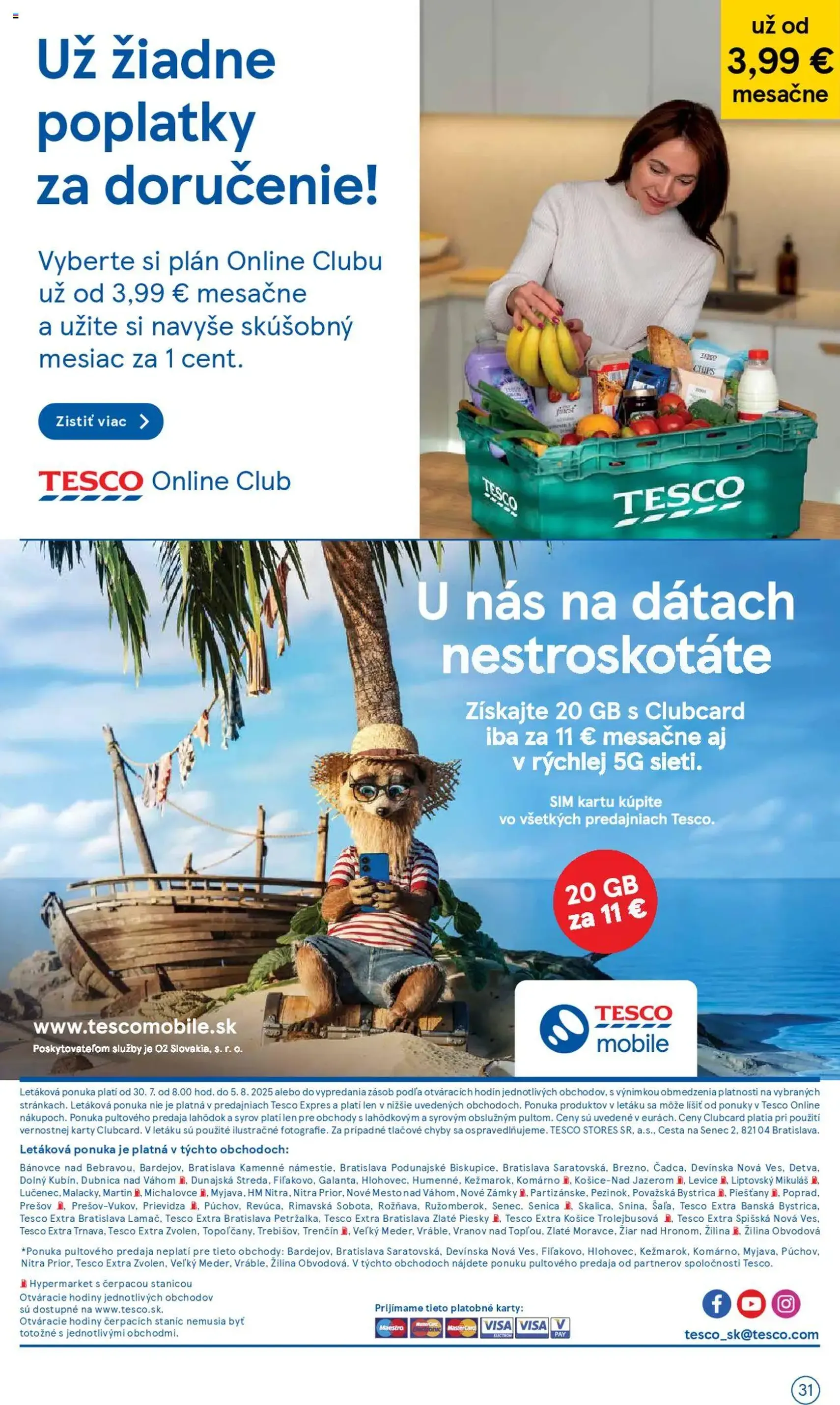Tesco Hypermarket - leták - platný leták od 30.07.2025 strana 31 z 33 Tesco Hypermarket - leták - platný leták od 30.07.2025 strana 31 z 33