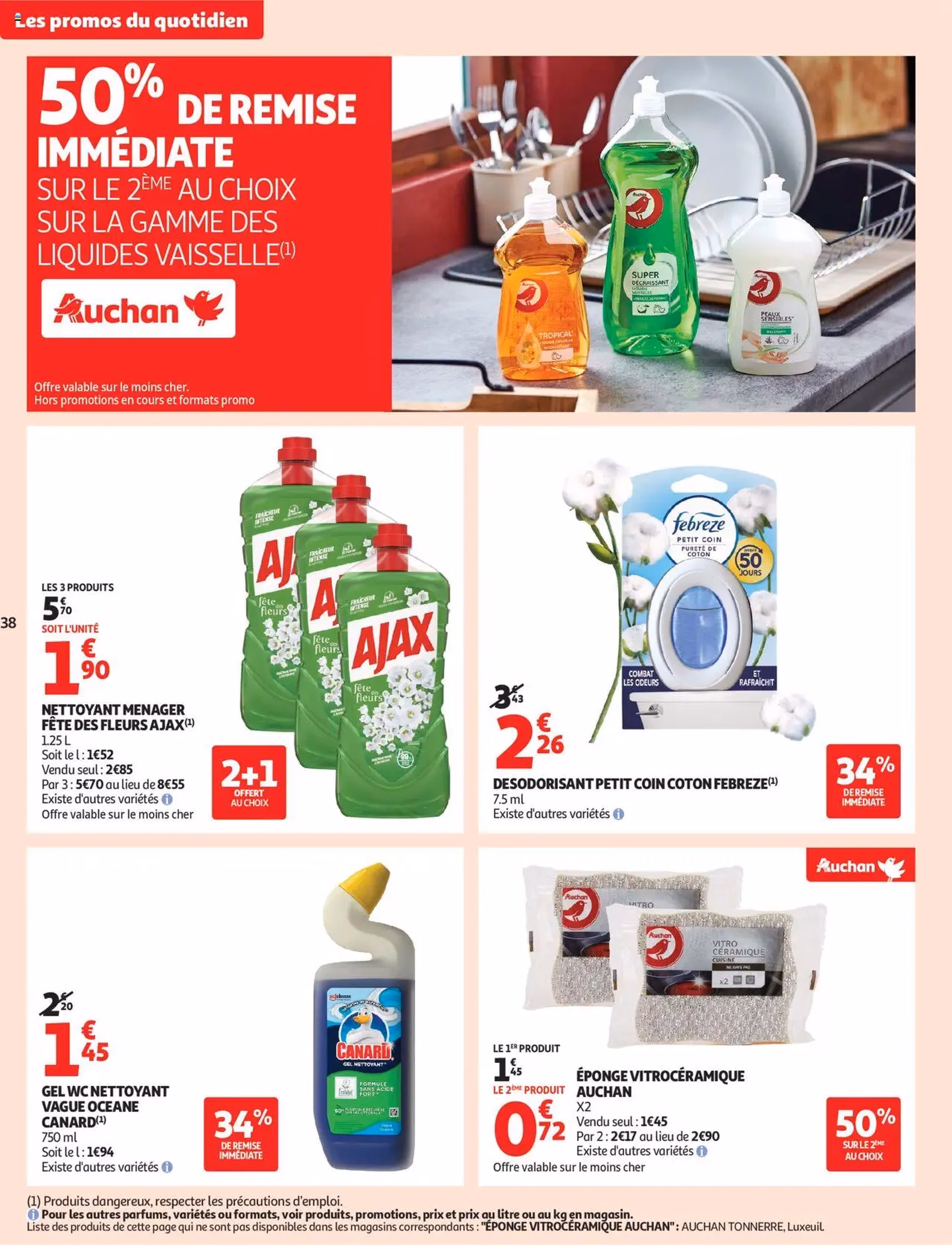 Auchan prospectus - brochure valable à partir du 23/09/2025, page 38 sur 50