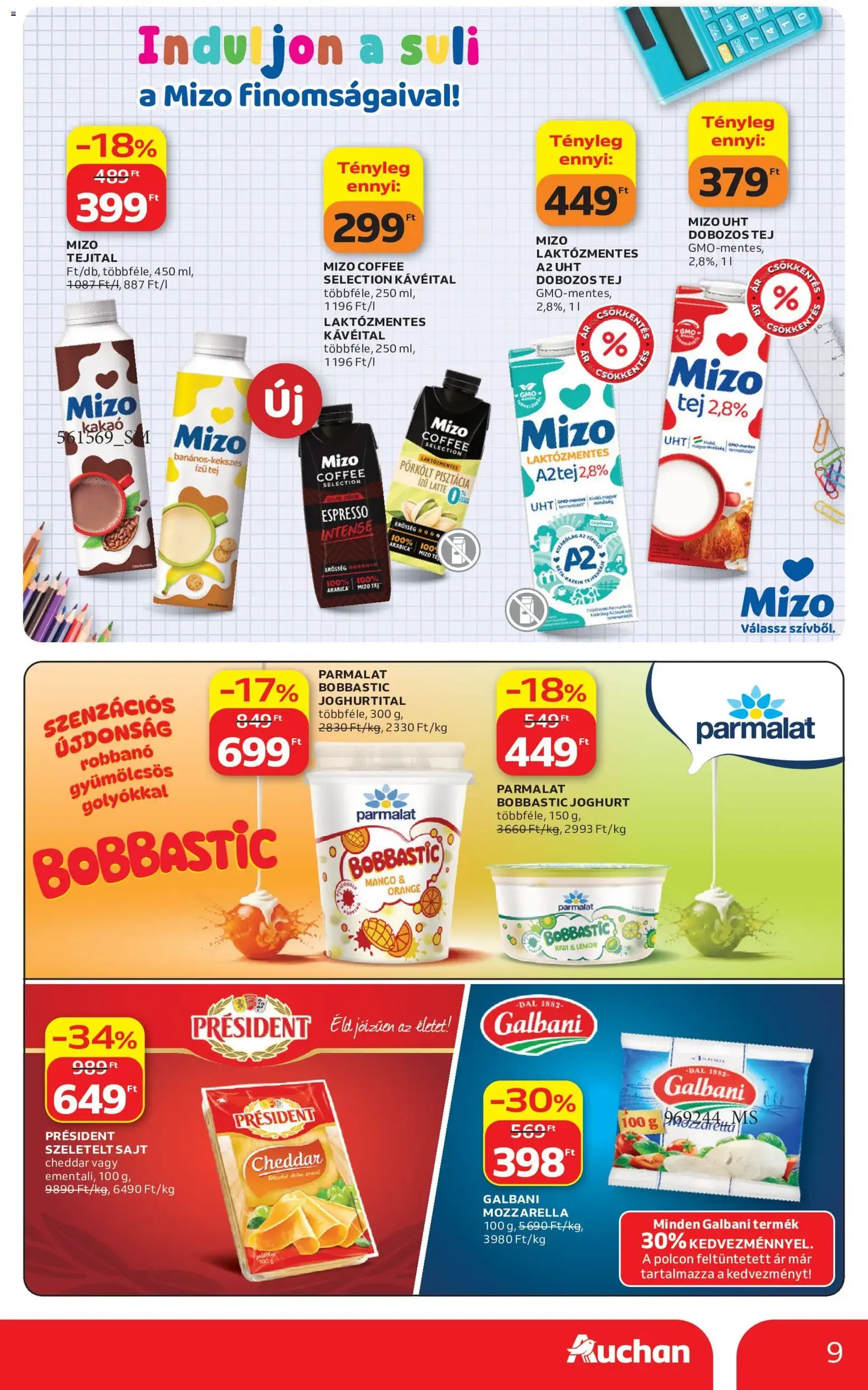 Auchan akciós újság - 2026.08.06. érvényes szórólap 9 oldal 48 oldalból