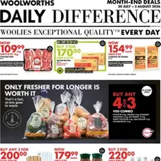 Woolworths Specials - Flyer preview valid from 20/07/2026