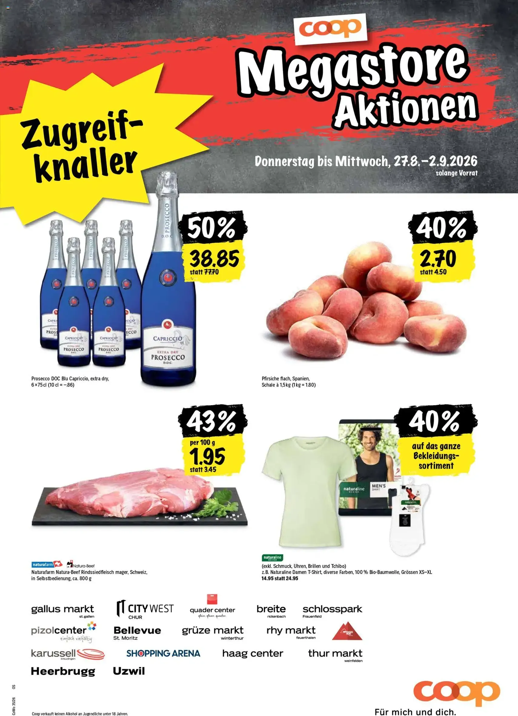 Coop aktionen - Gültiger Prospekt ab 27.08.2026, Seite 21 von insgesamt 24