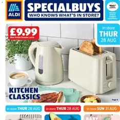 Aldi - Weekly offers UK Specialbuys - Flyer preview valid from 28/08/2025