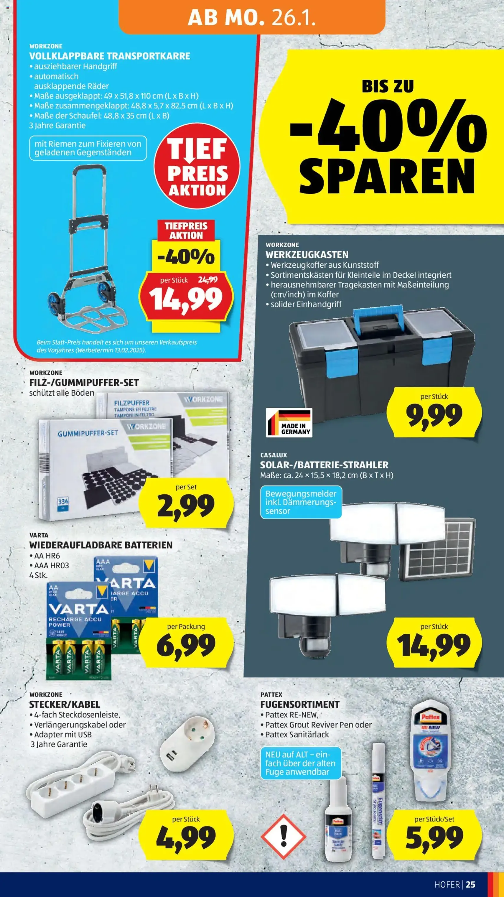 Hofer Flugblatt - Gültiger Prospekt ab 23.01.2026, Seite 29 von insgesamt 45