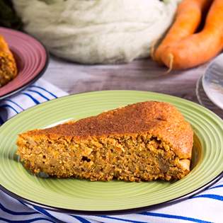 Recipe preview Carrot walnut cake without flour