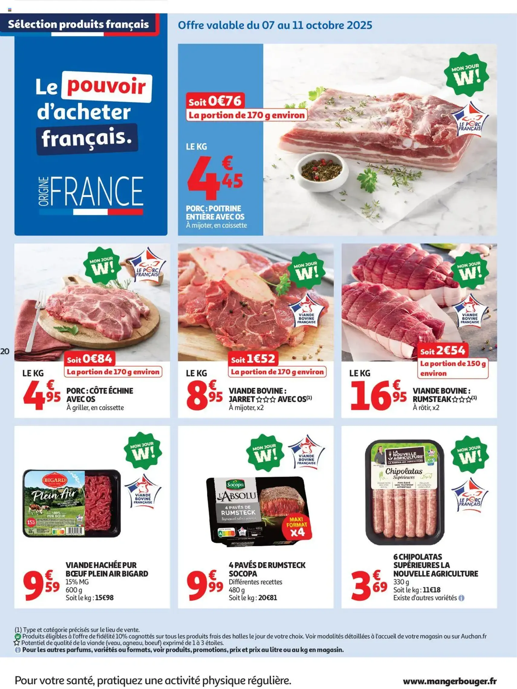 Auchan prospectus - brochure valable à partir du 07/10/2025, page 20 sur 66