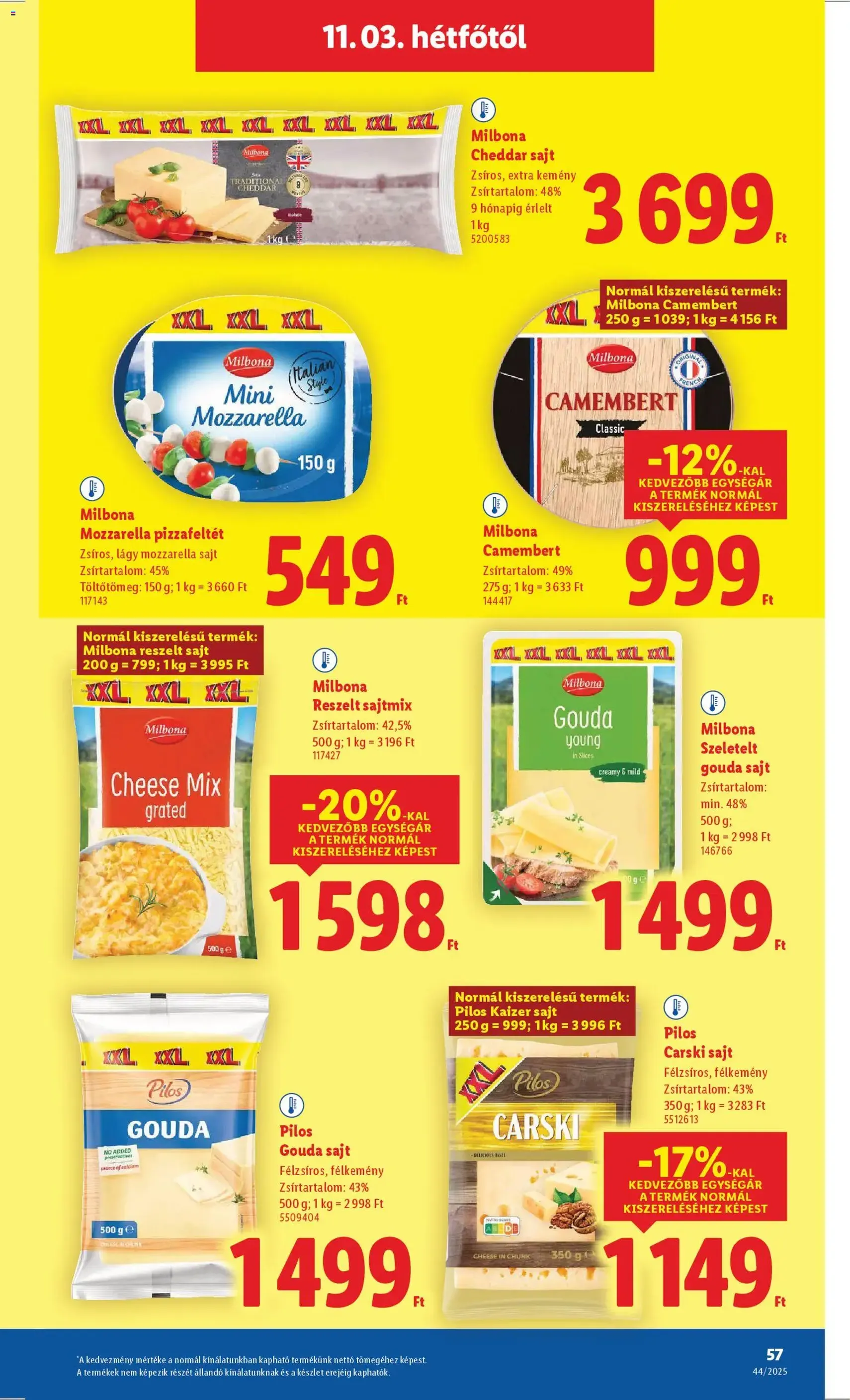 Lidl Akciós újság - 2025.10.30. érvényes szórólap 57 oldal 66 oldalból Lidl Akciós újság - 2025.10.30. érvényes szórólap 57 oldal 66 oldalból