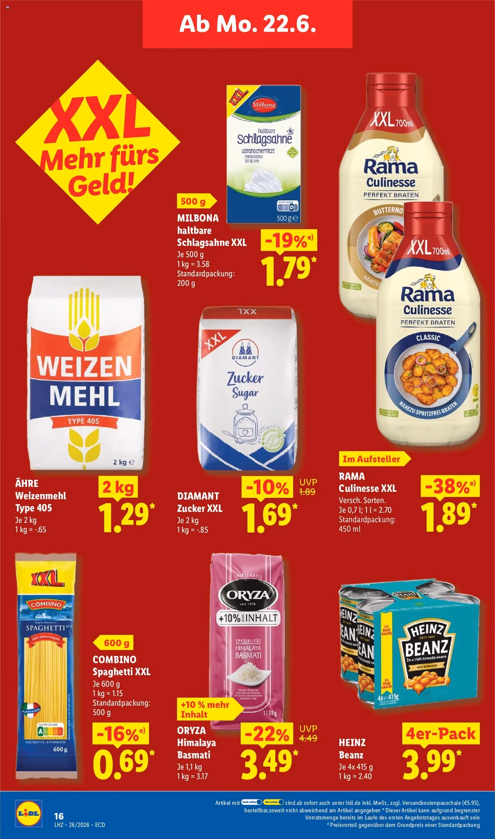 Lidl Prospekt - Gültiger Prospekt ab 22.06.2026, Seite 22 von insgesamt 70