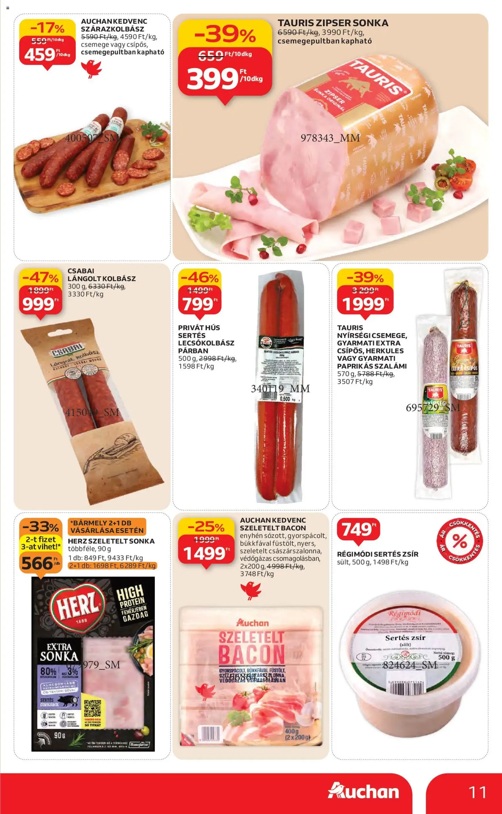 Auchan - Heti Hipermarket ajánlataink - 2026.01.29. érvényes szórólap 11 oldal 38 oldalból