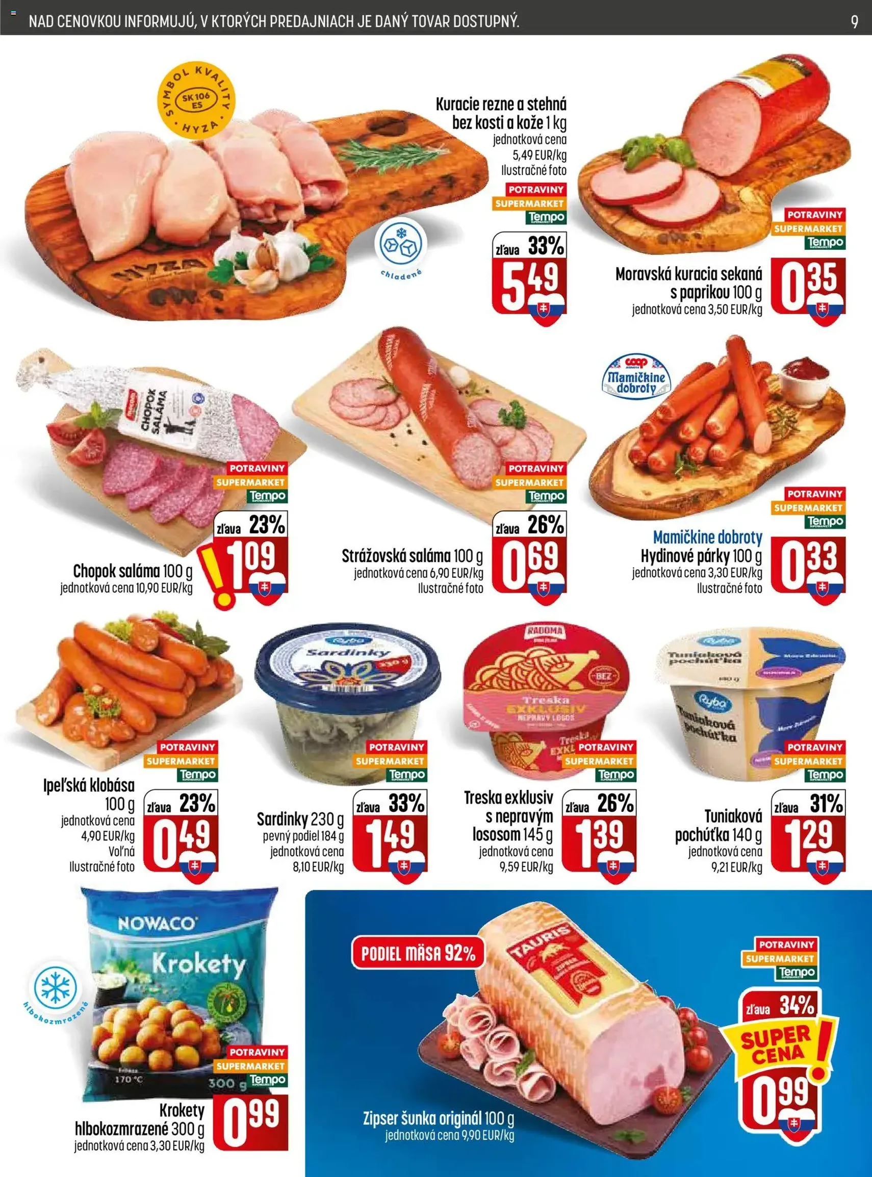 COOP Jednota leták - platný leták od 20.08.2026 strana 9 z 32