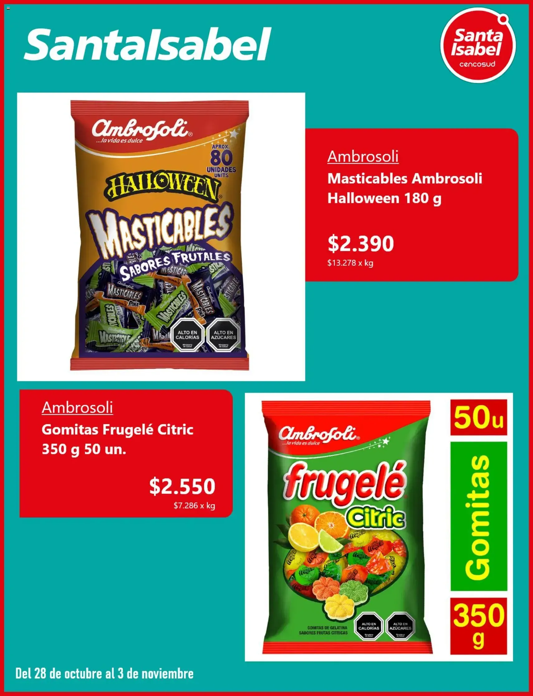 Santa Isabel ofertas - folleto válido desde 28.10.2025 página 3 de 5