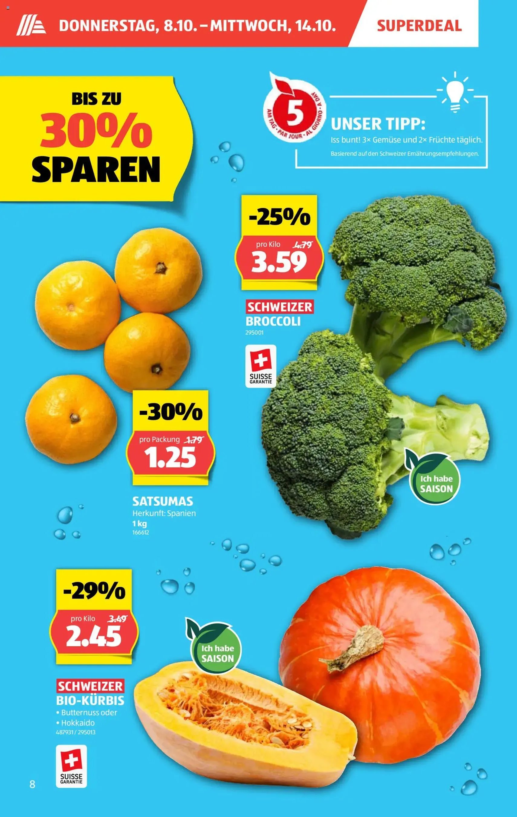 Aldi aktionen - Gültiger Prospekt ab 08.10.2026, Seite 8 von insgesamt 34