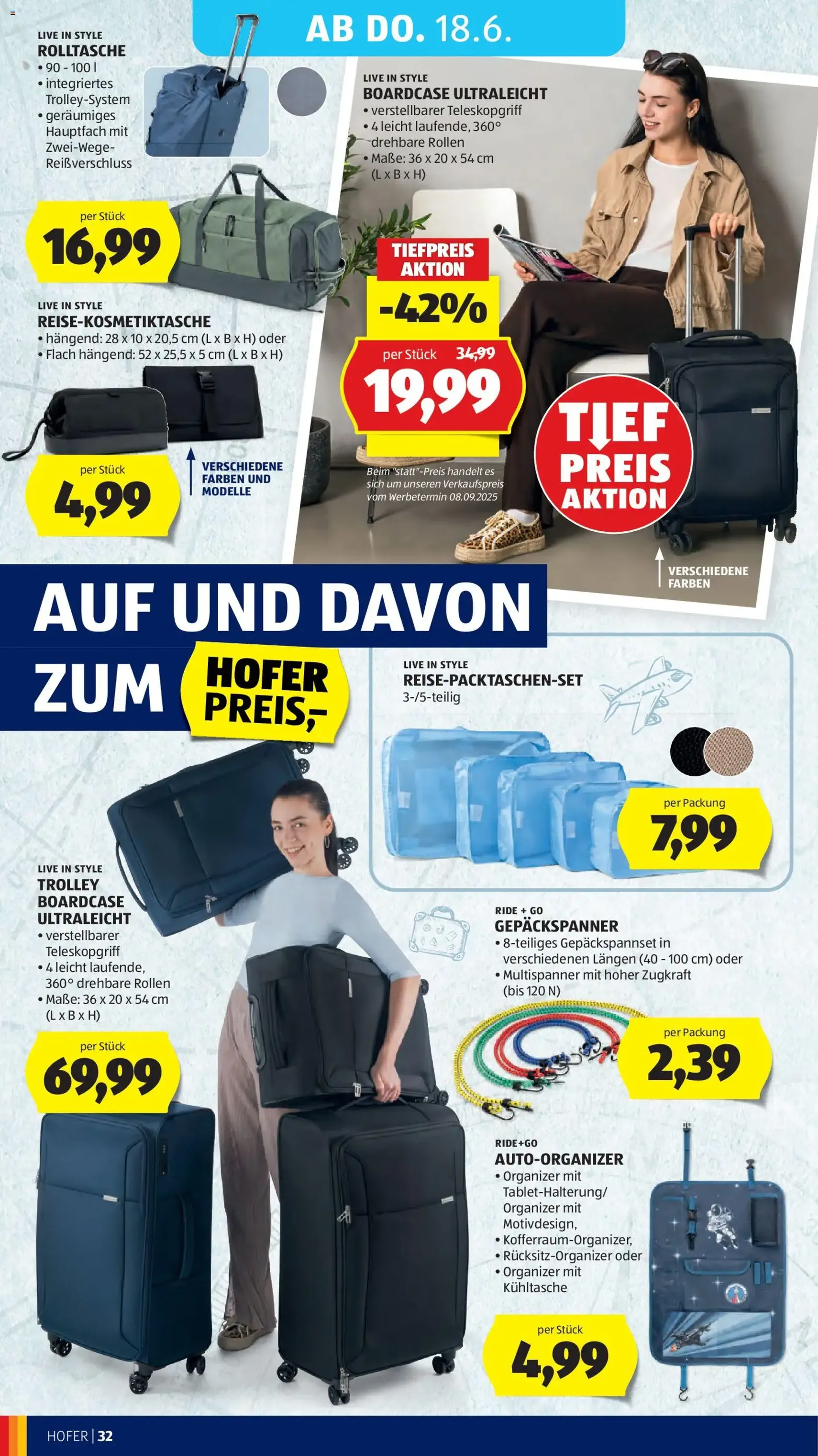 Hofer Flugblatt - Gültiger Prospekt ab 12.06.2026, Seite 36 von insgesamt 42