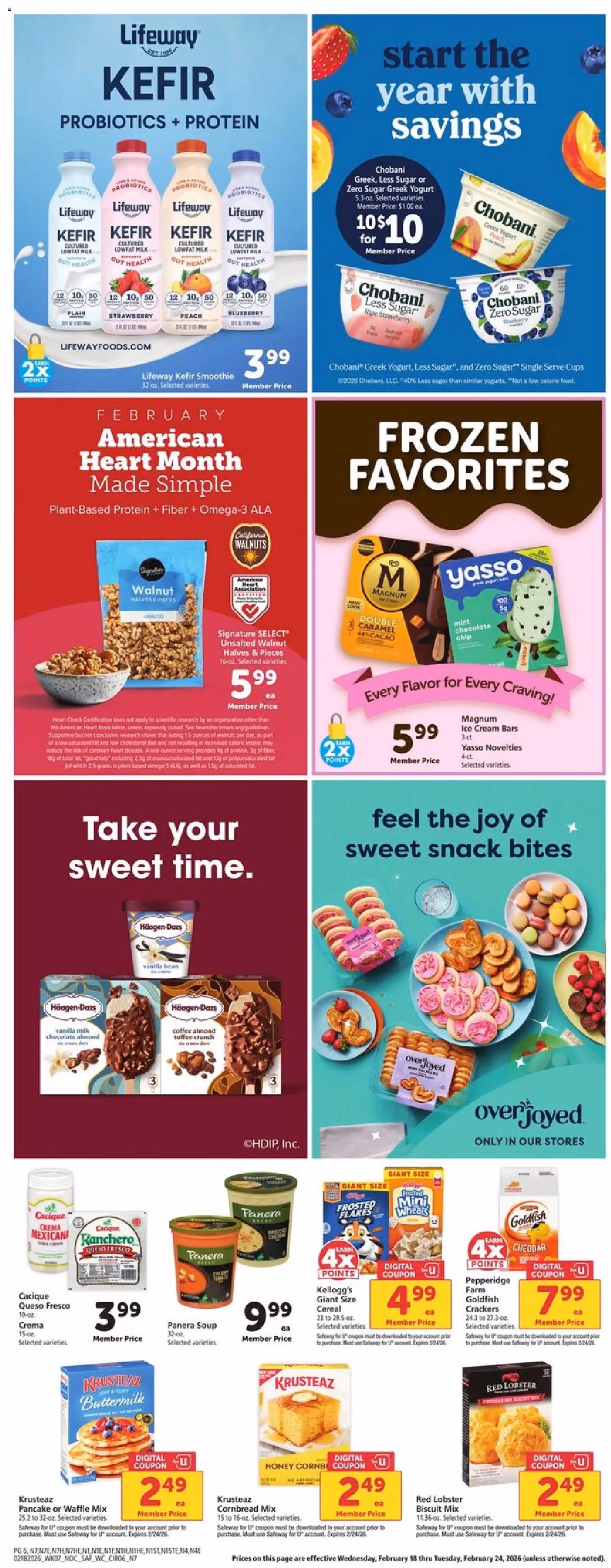 Safeway Weekly Ad - valid flyer from 02/18/2026, page 6 of 10