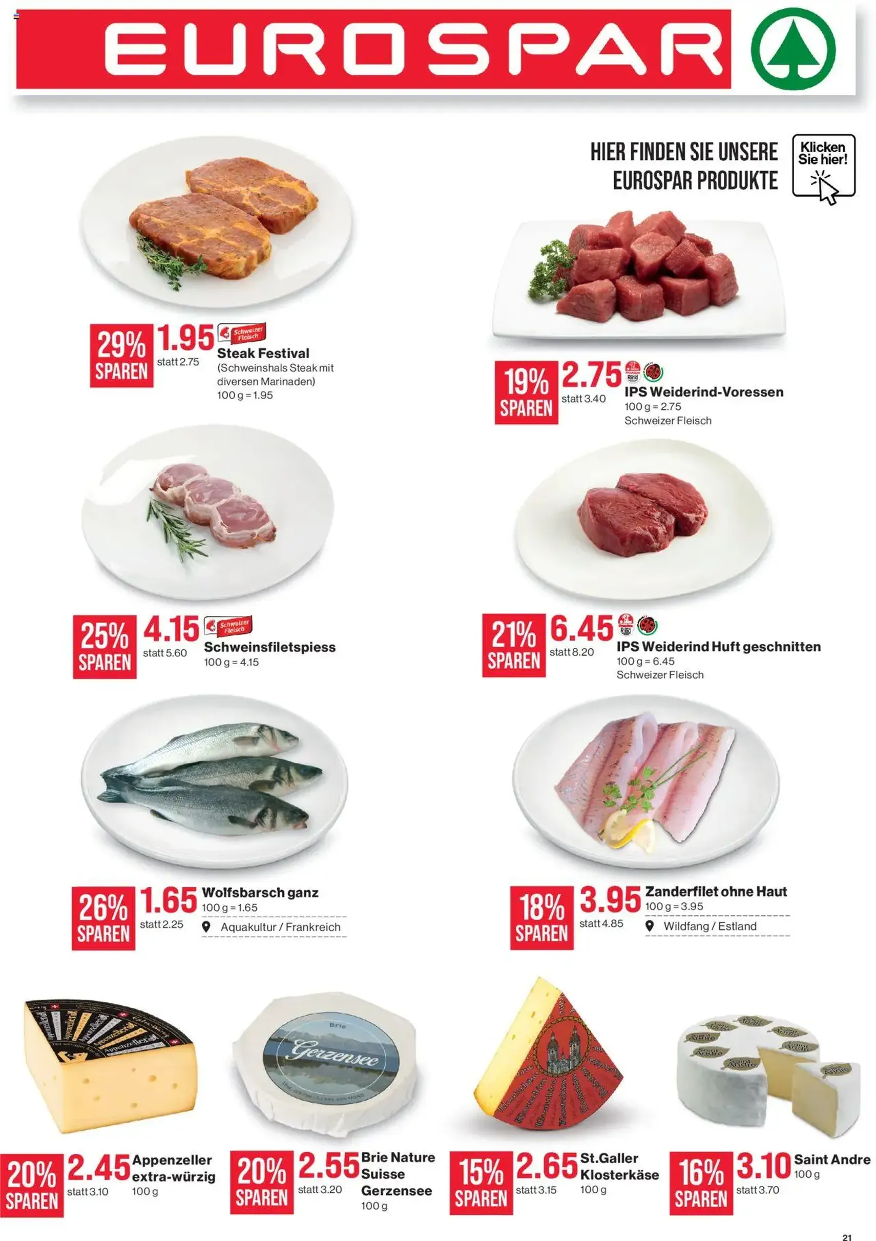 SPAR Aktionen - Gültiger Prospekt ab 11.09.2025, Seite 21 von insgesamt 22 SPAR Aktionen - Gültiger Prospekt ab 11.09.2025, Seite 21 von insgesamt 22