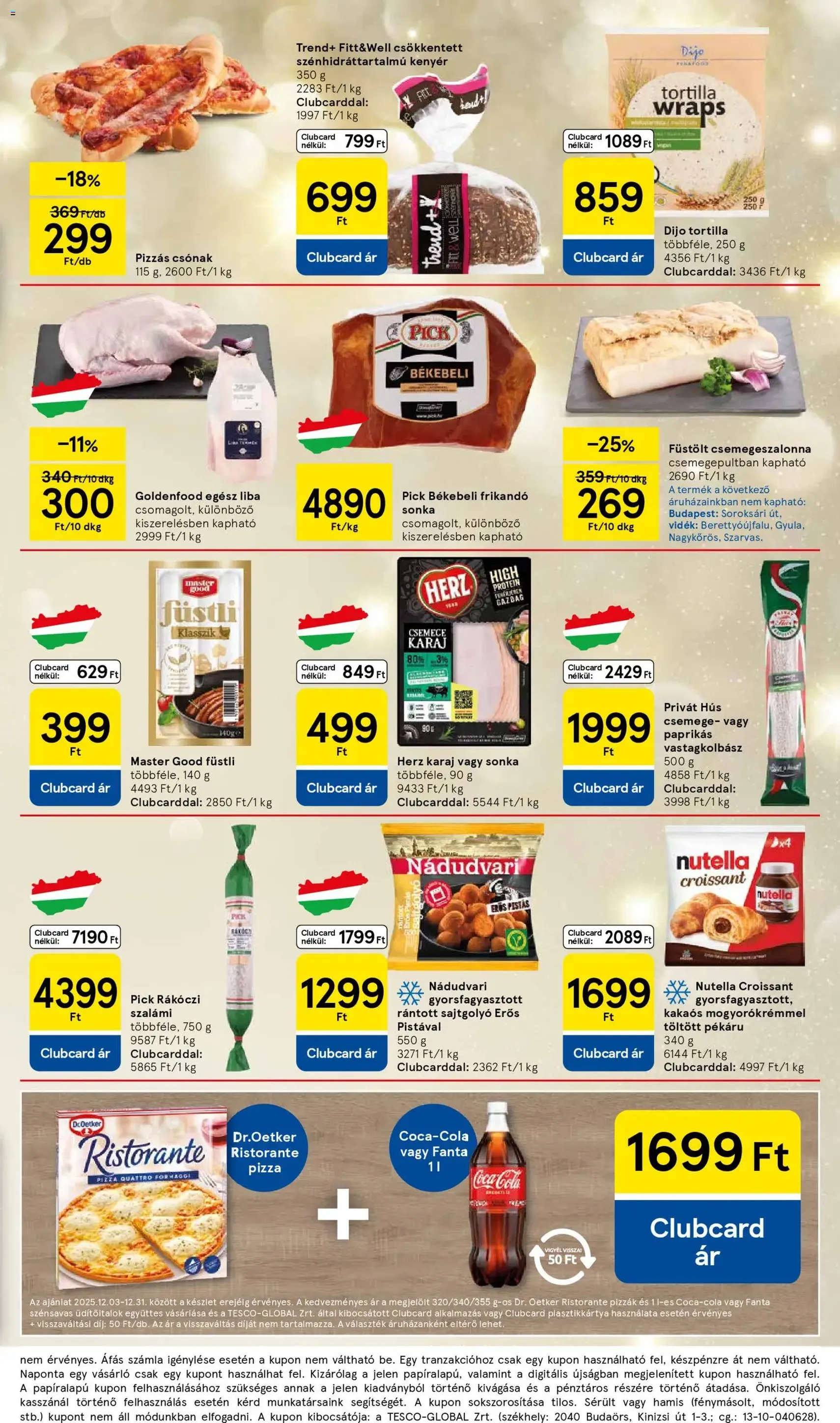 Tesco Hipermarket - Akciós újság - 2025.12.11. érvényes szórólap 3 oldal 46 oldalból