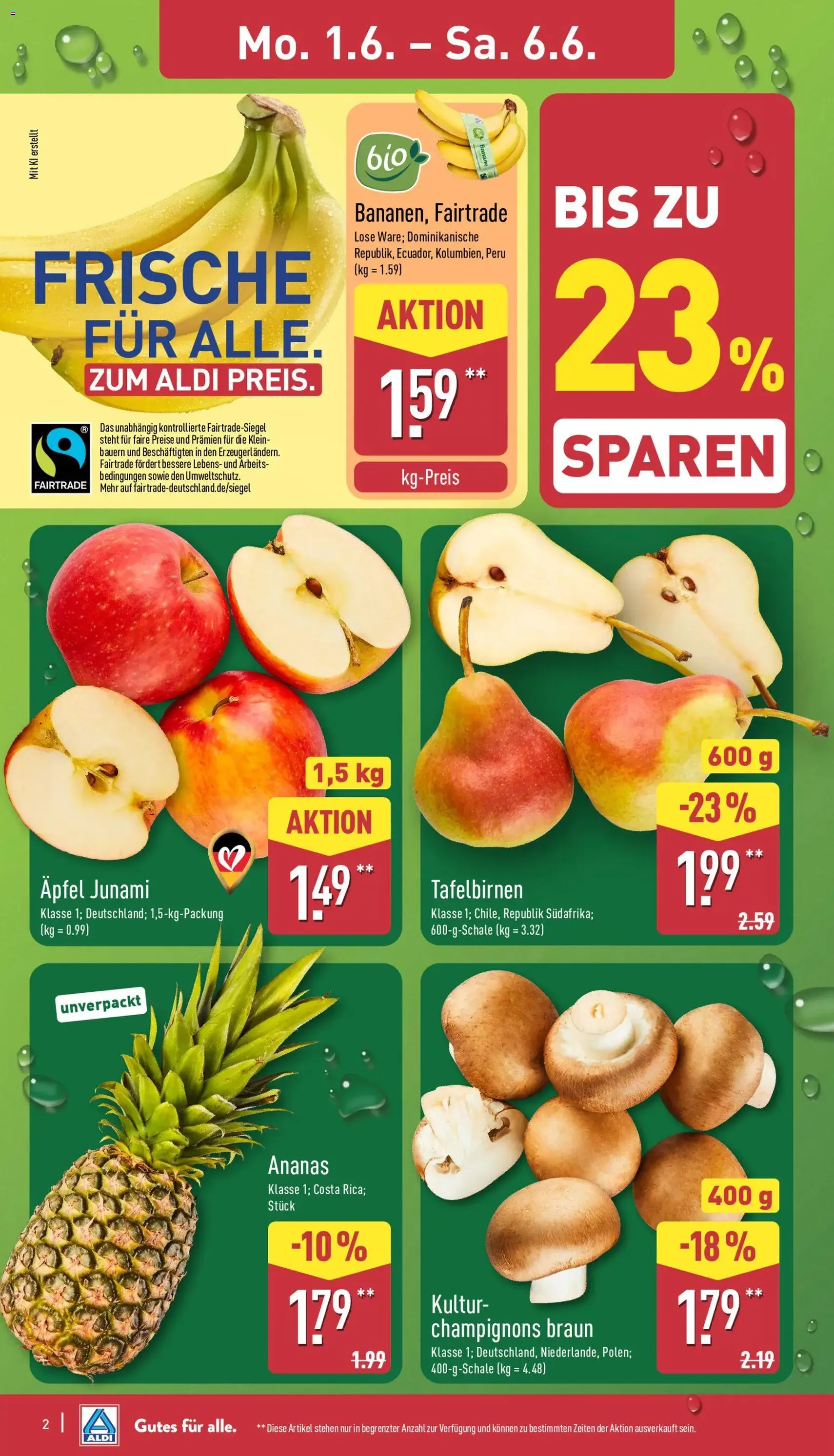 Aldi Prospekt - Gültiger Prospekt ab 01.06.2026, Seite 2 von insgesamt 37