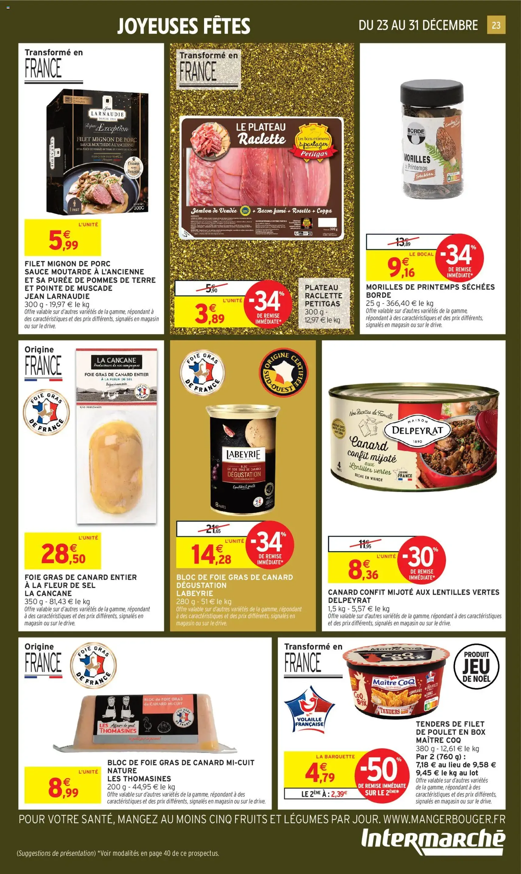 Intermarché catalogue semaine 52 - brochure valable à partir du 23/12/2025, page 23 sur 44