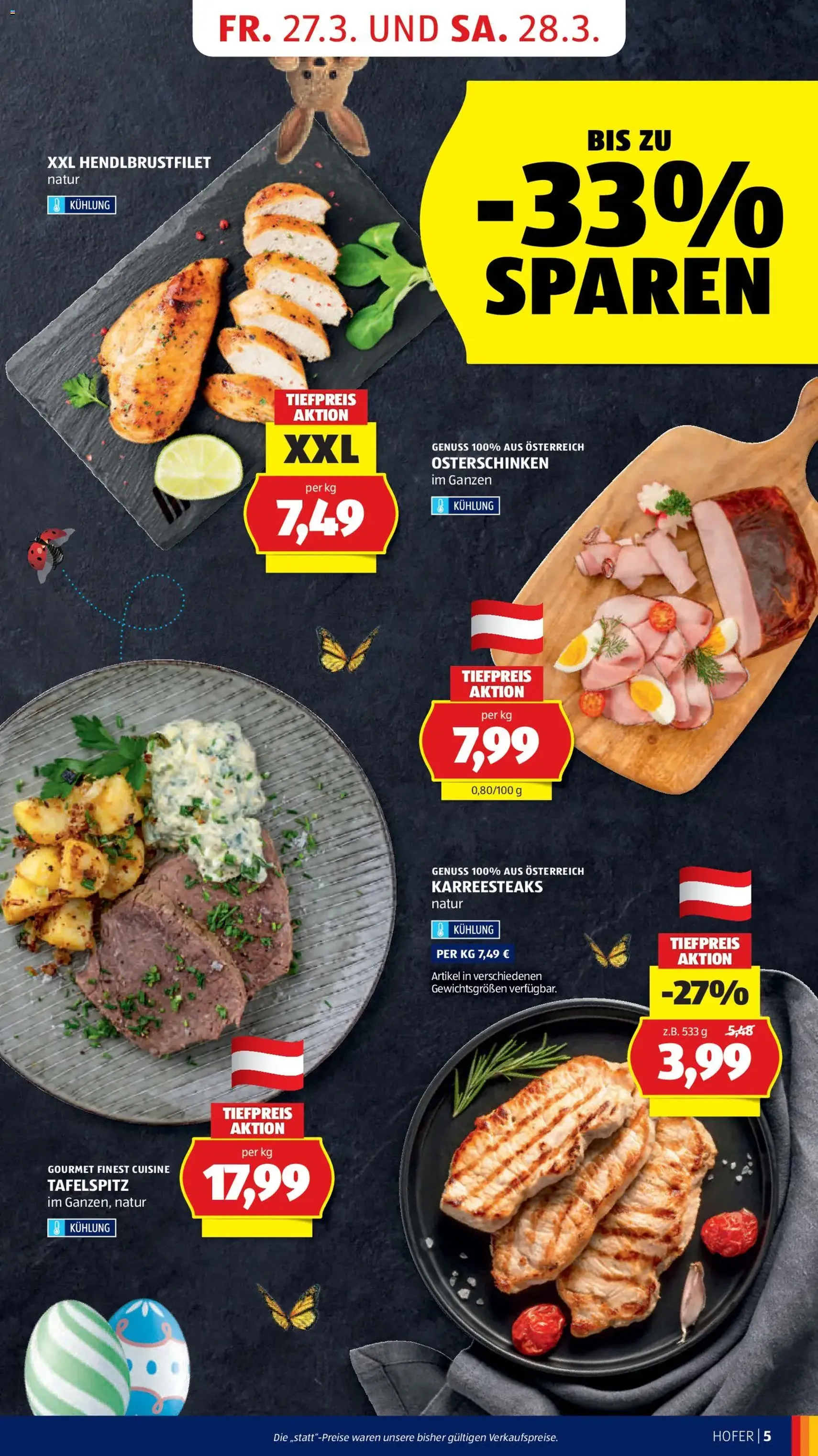 Hofer Flugblatt - Gültiger Prospekt ab 27.03.2026, Seite 9 von insgesamt 46