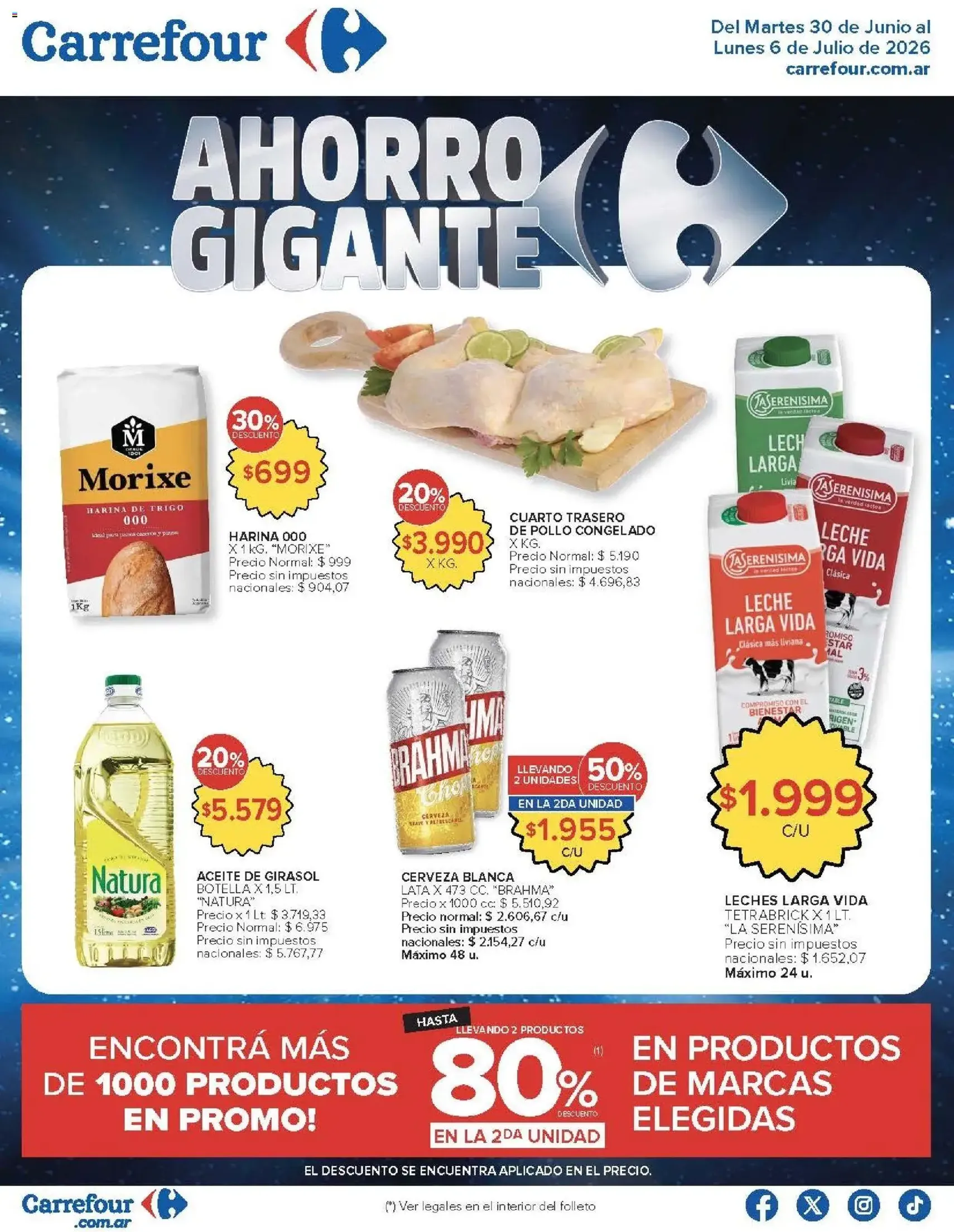 Carrefour ofertas - folleto válido desde 30/06/2026 página 2 de 63