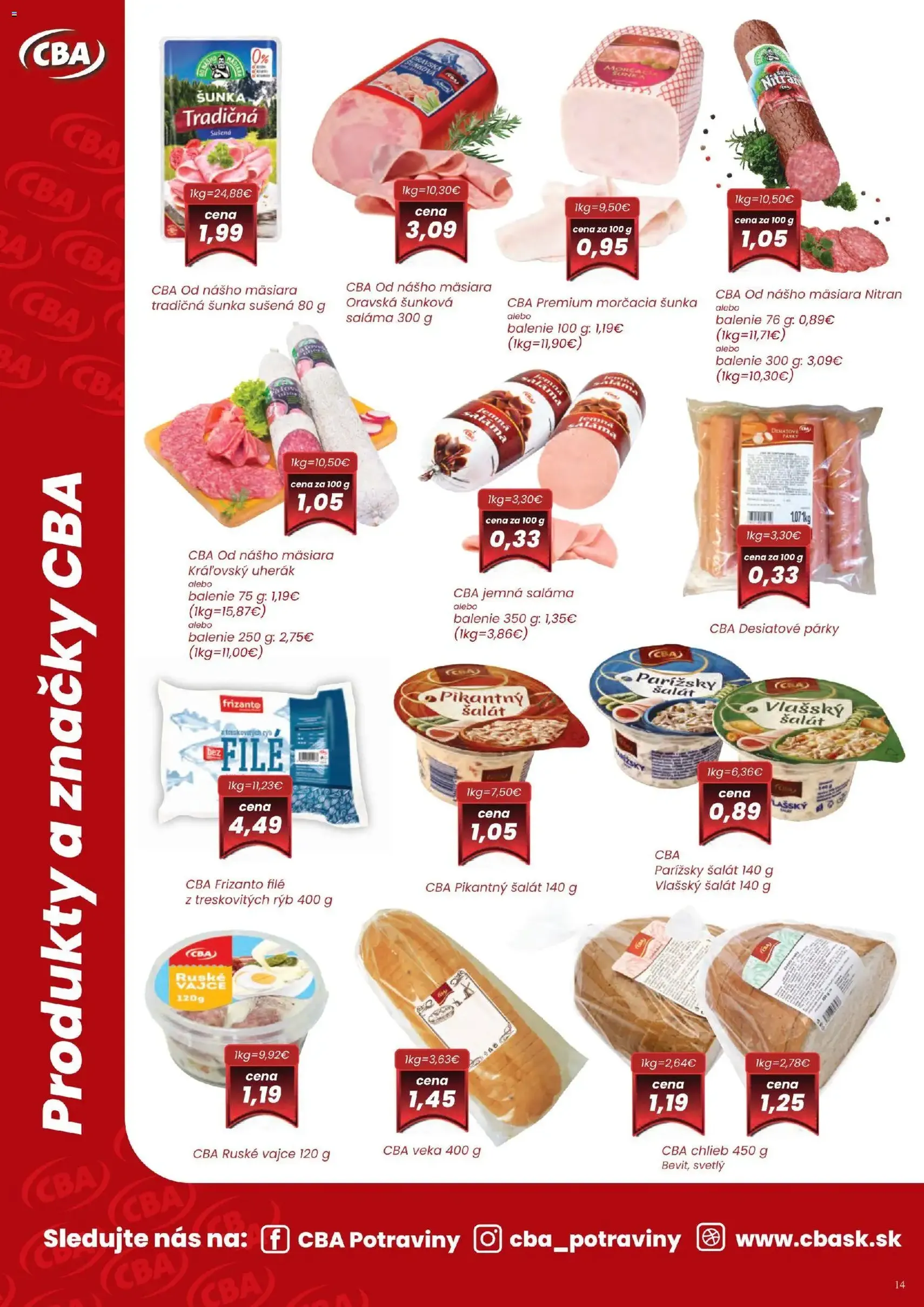 CBA Komfos leták - platný leták od 02.07.2026 strana 14 z 32