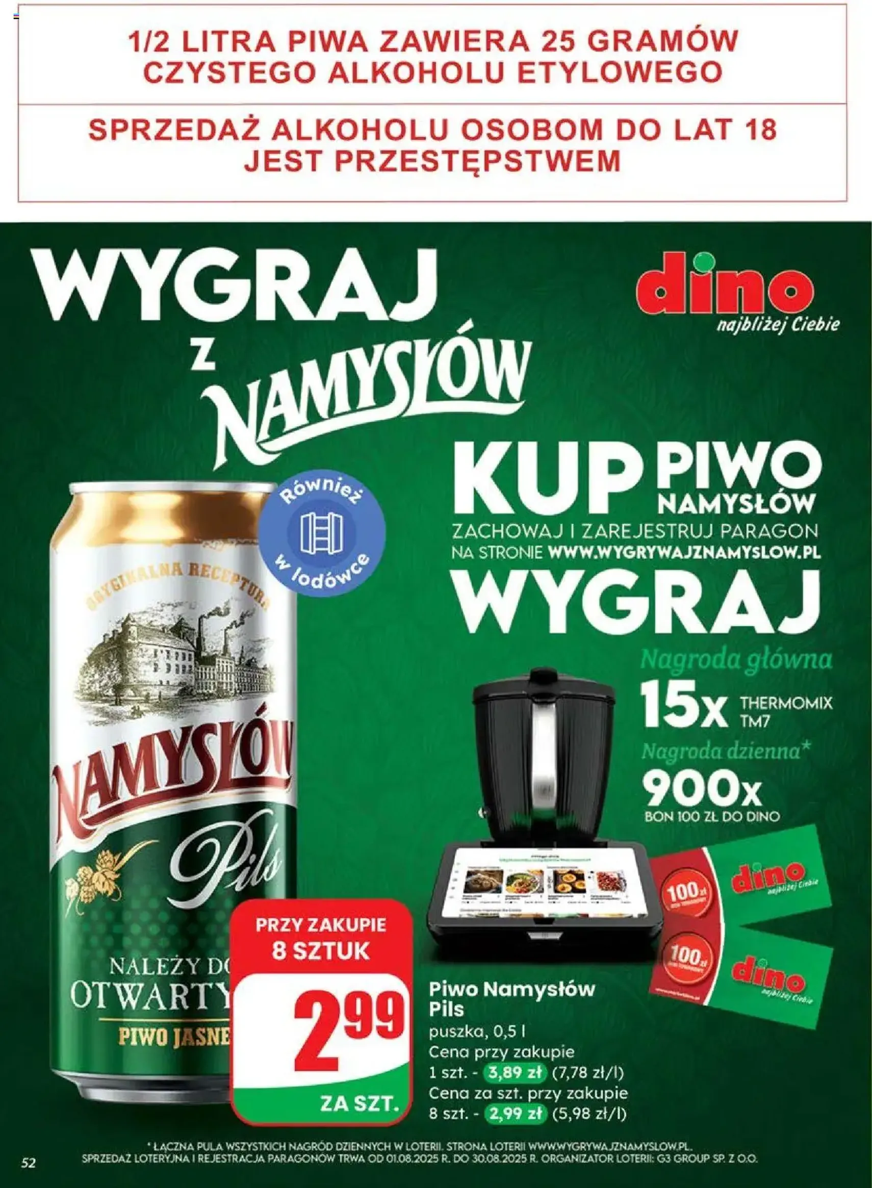Dino Gazetka - ważny gazetka od 06.08.2025 strona 52 z 71 Dino Gazetka - ważny gazetka od 06.08.2025 strona 52 z 71