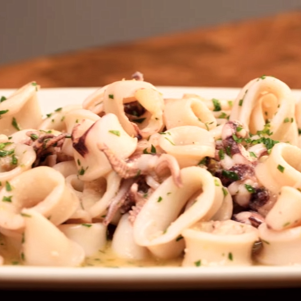 Calamaretti al profumo di limone