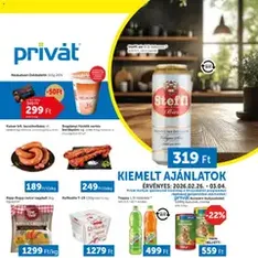 PRIVÁT Akciós újság - szórólap előnézete érvényes 2026.02.26. -tól